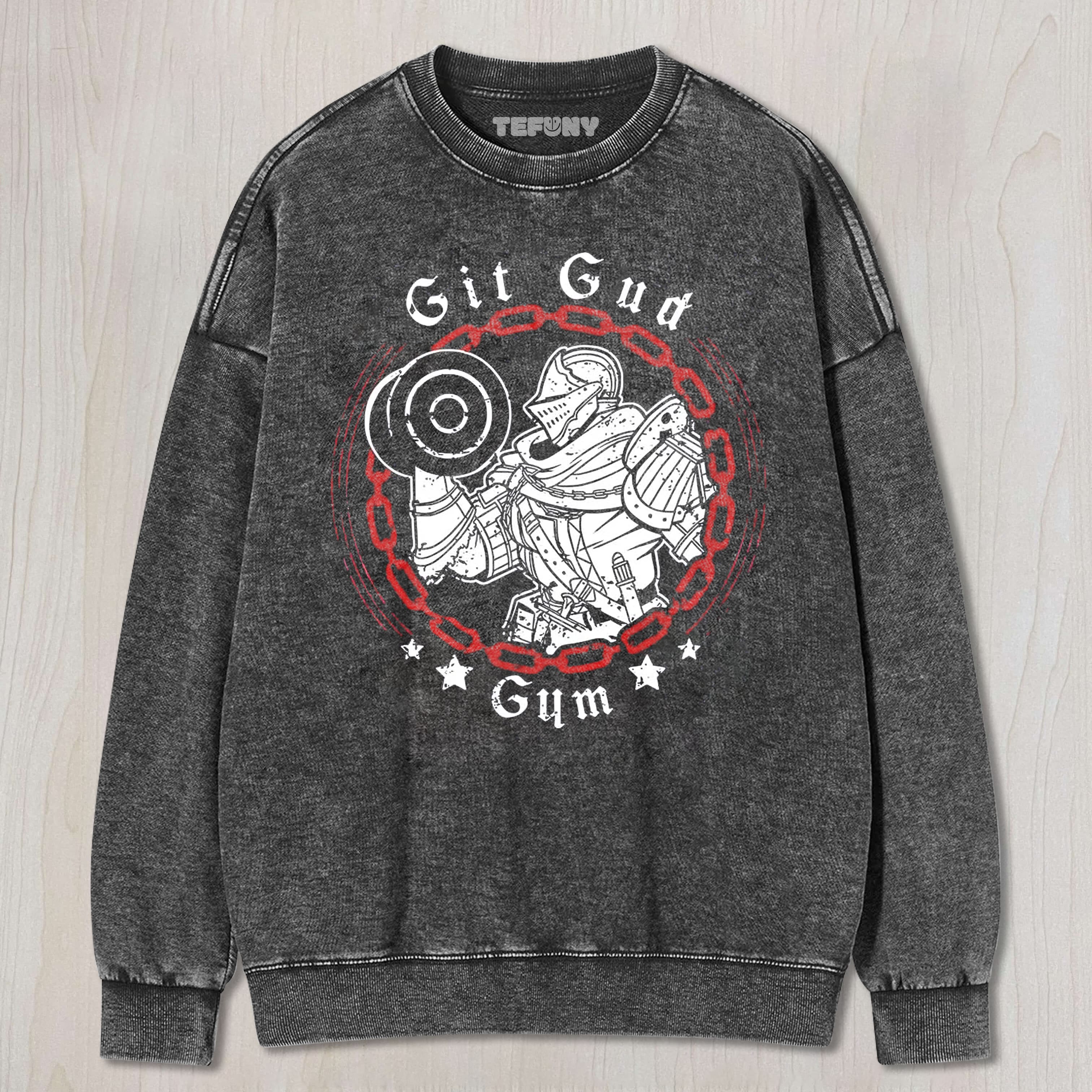 GIT GUD GYM MEME TEE & SWEAT & HOOD