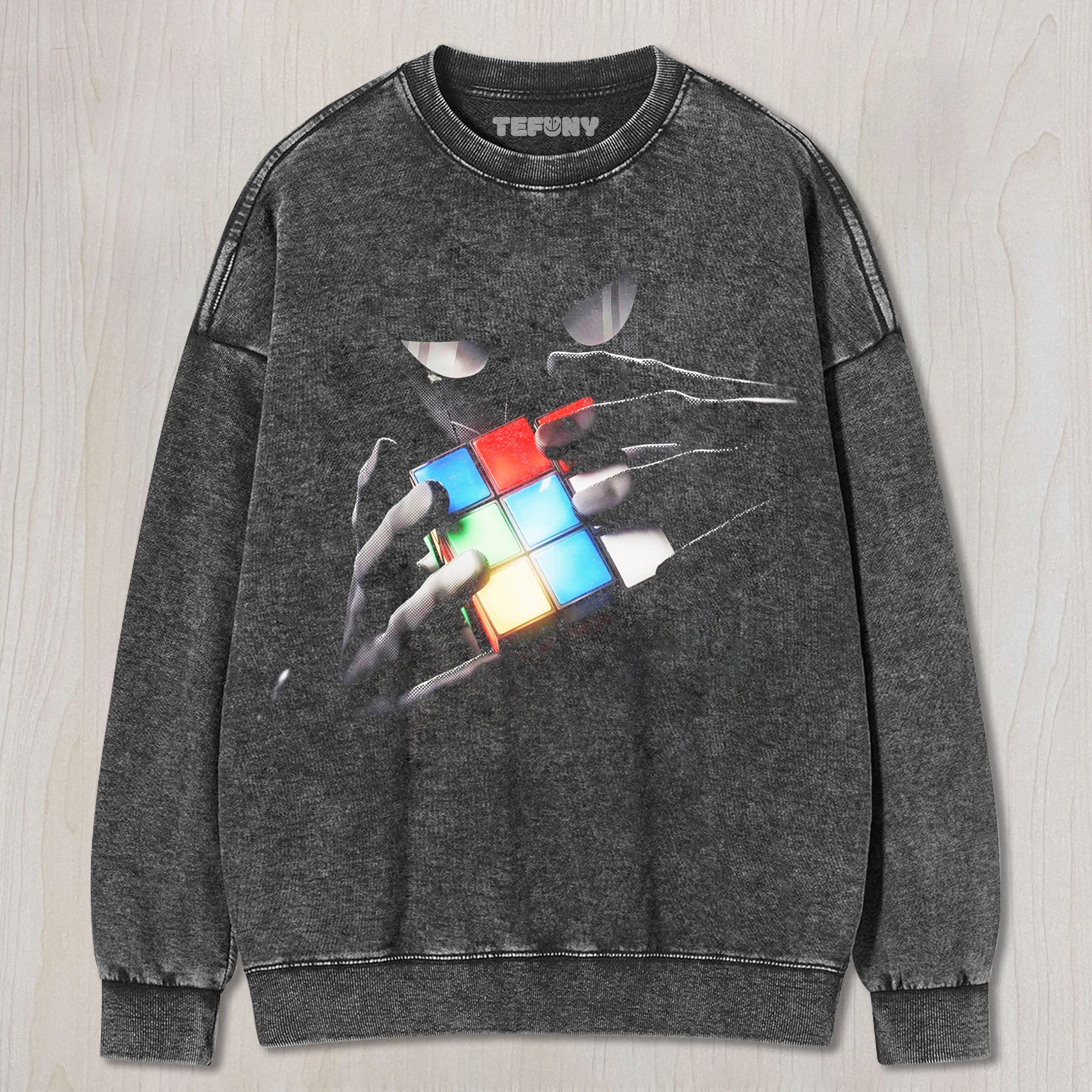 SPIDER-MAN PLAYING WITH A RUBIK'S CUBE T-SHIRT