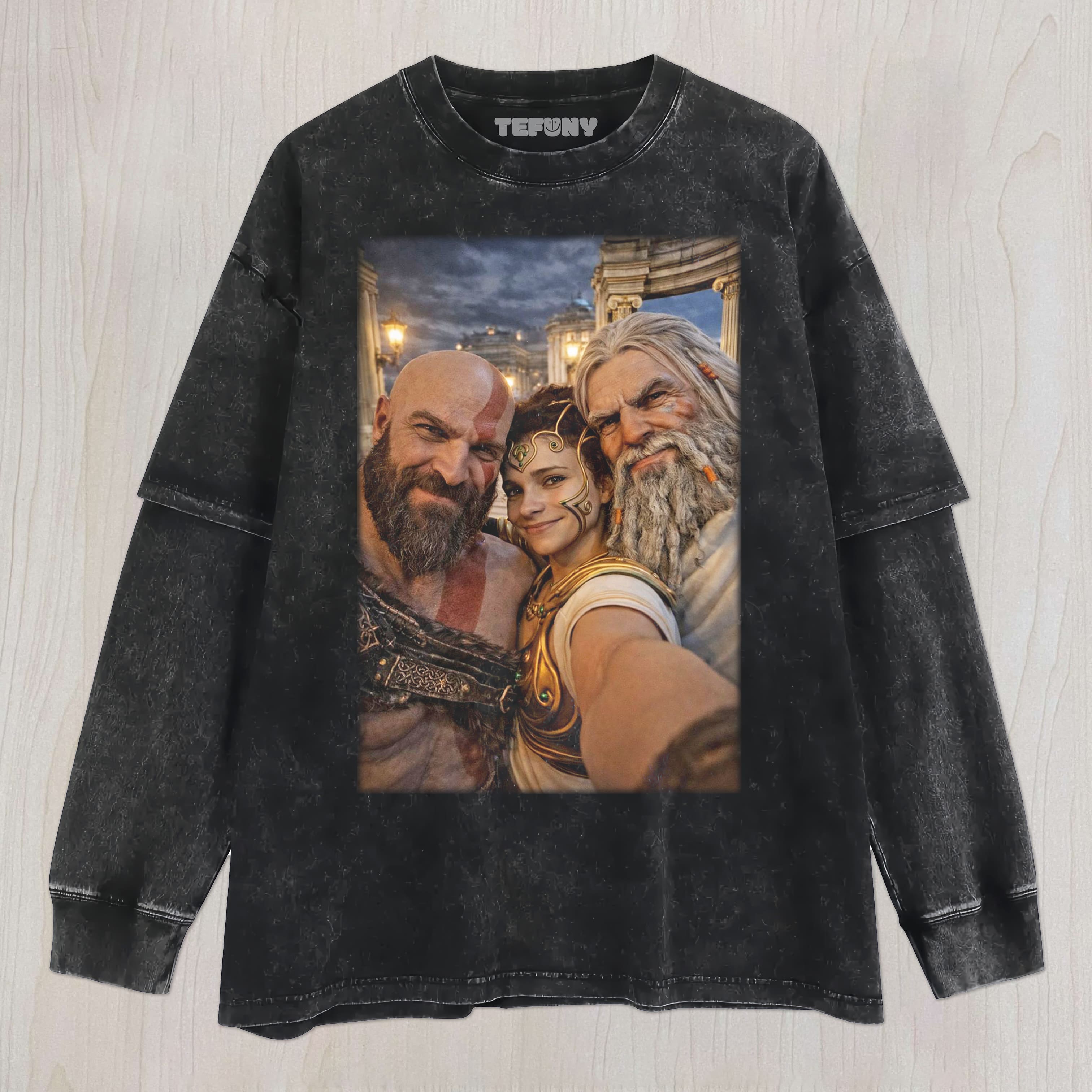 GOD OF WAR UNISEX TEE, TANK TOP, LAYERED LS, SWEATSHIRT & HOODIE
