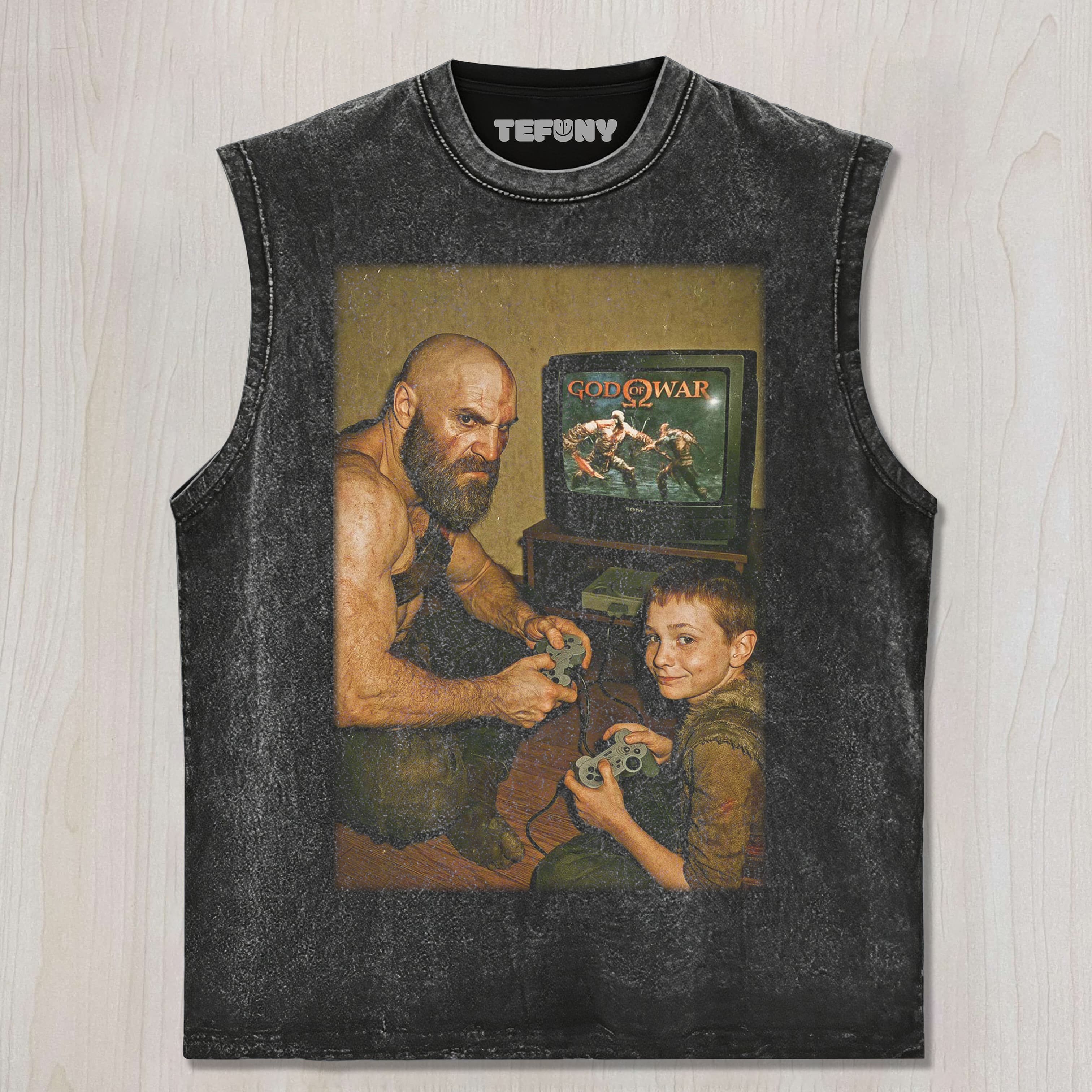 GOD OF WAR V1 UNISEX TEE, TANK TOP, LAYERED LS, SWEATSHIRT & HOODIE
