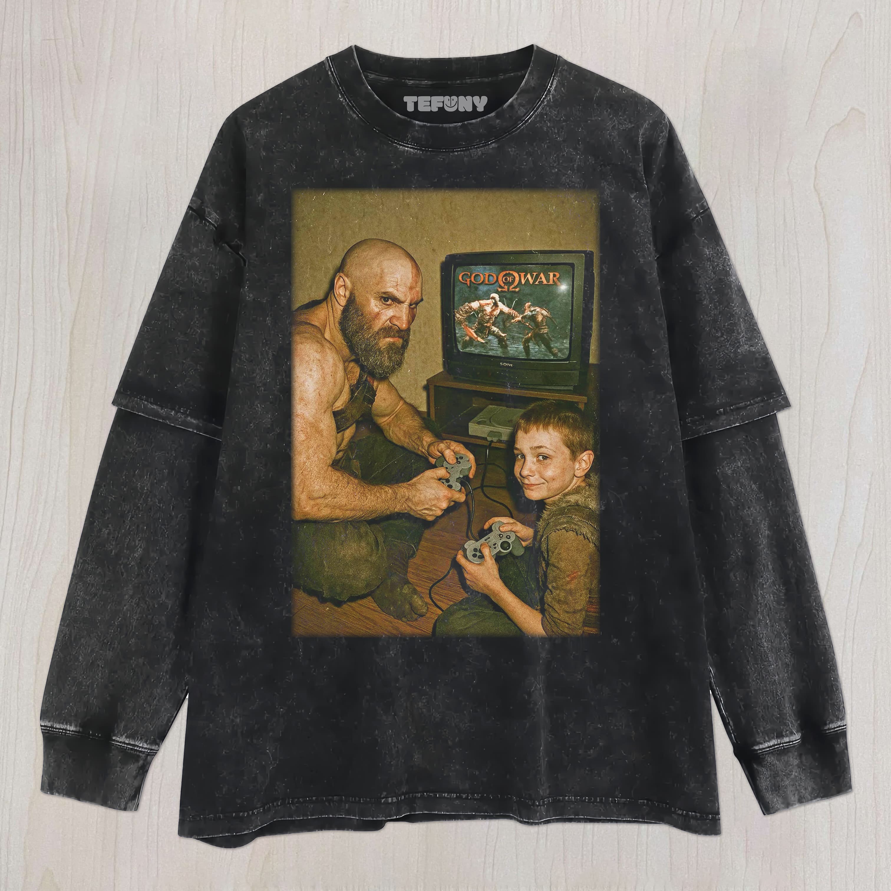 GOD OF WAR V1 UNISEX TEE, TANK TOP, LAYERED LS, SWEATSHIRT & HOODIE