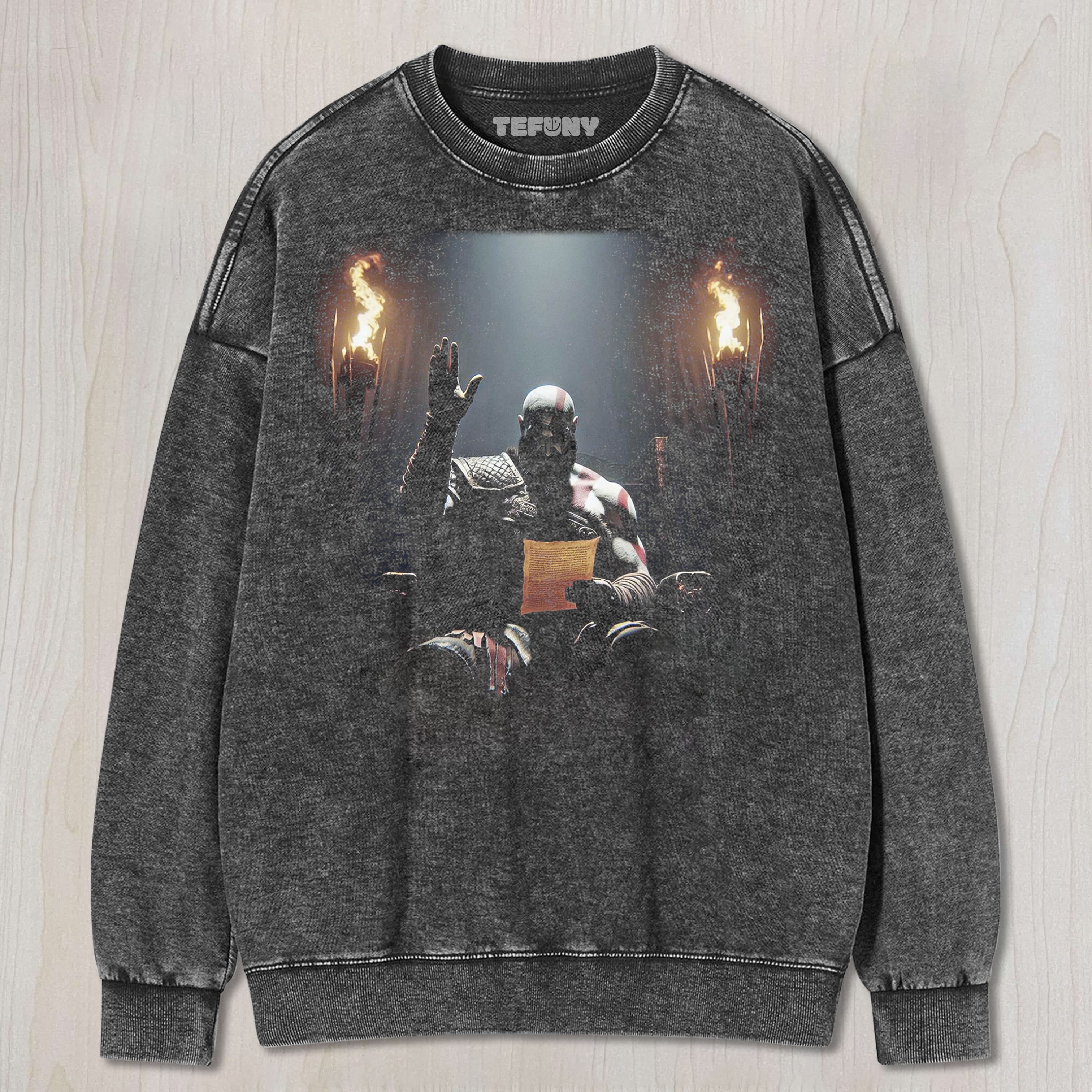 GOD OF WAR V4 UNISEX TEE, TANK TOP, LAYERED LS, SWEATSHIRT & HOODIE