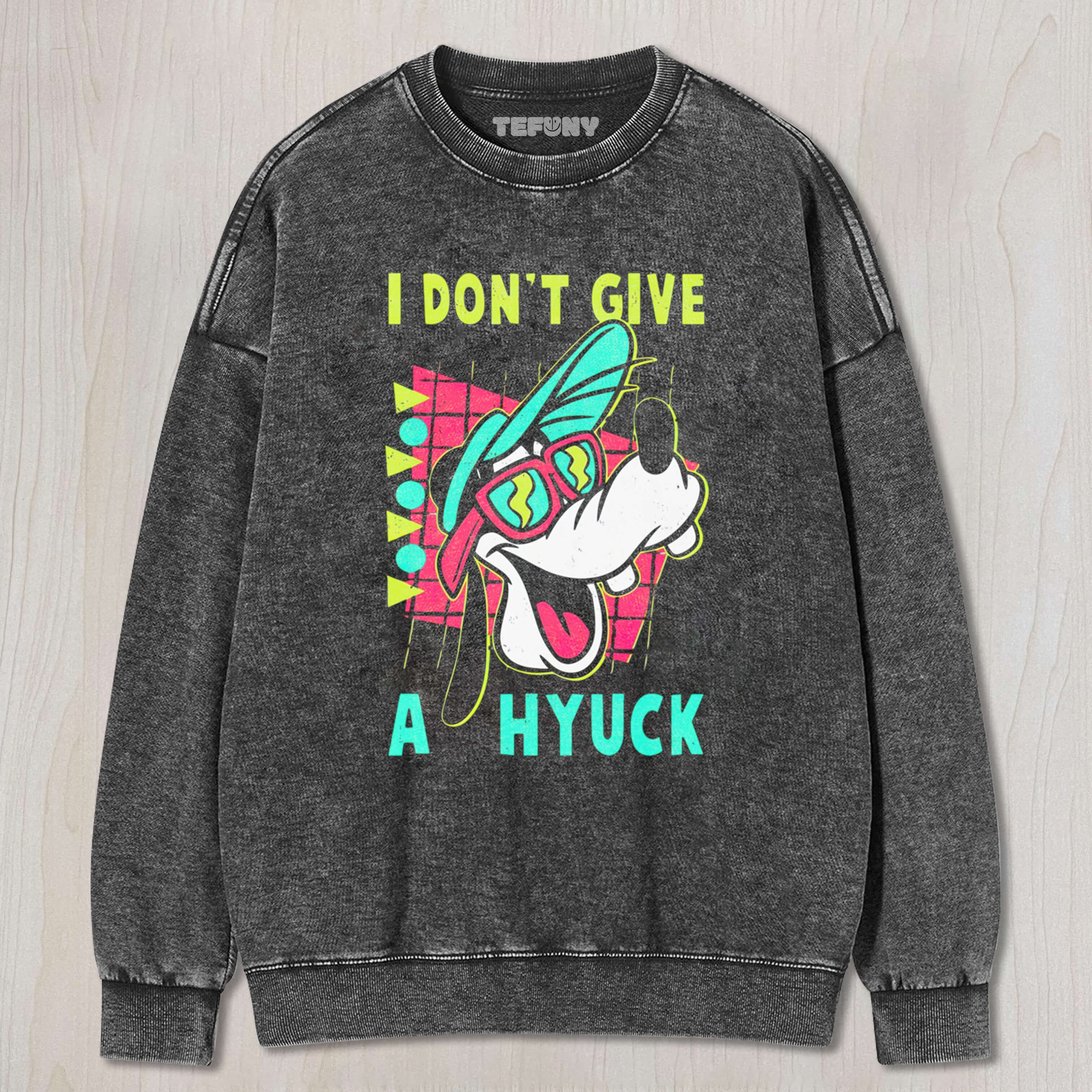 GOOFY I DON'T GIVE A HYUCK TEE & SWEAT & HOOD