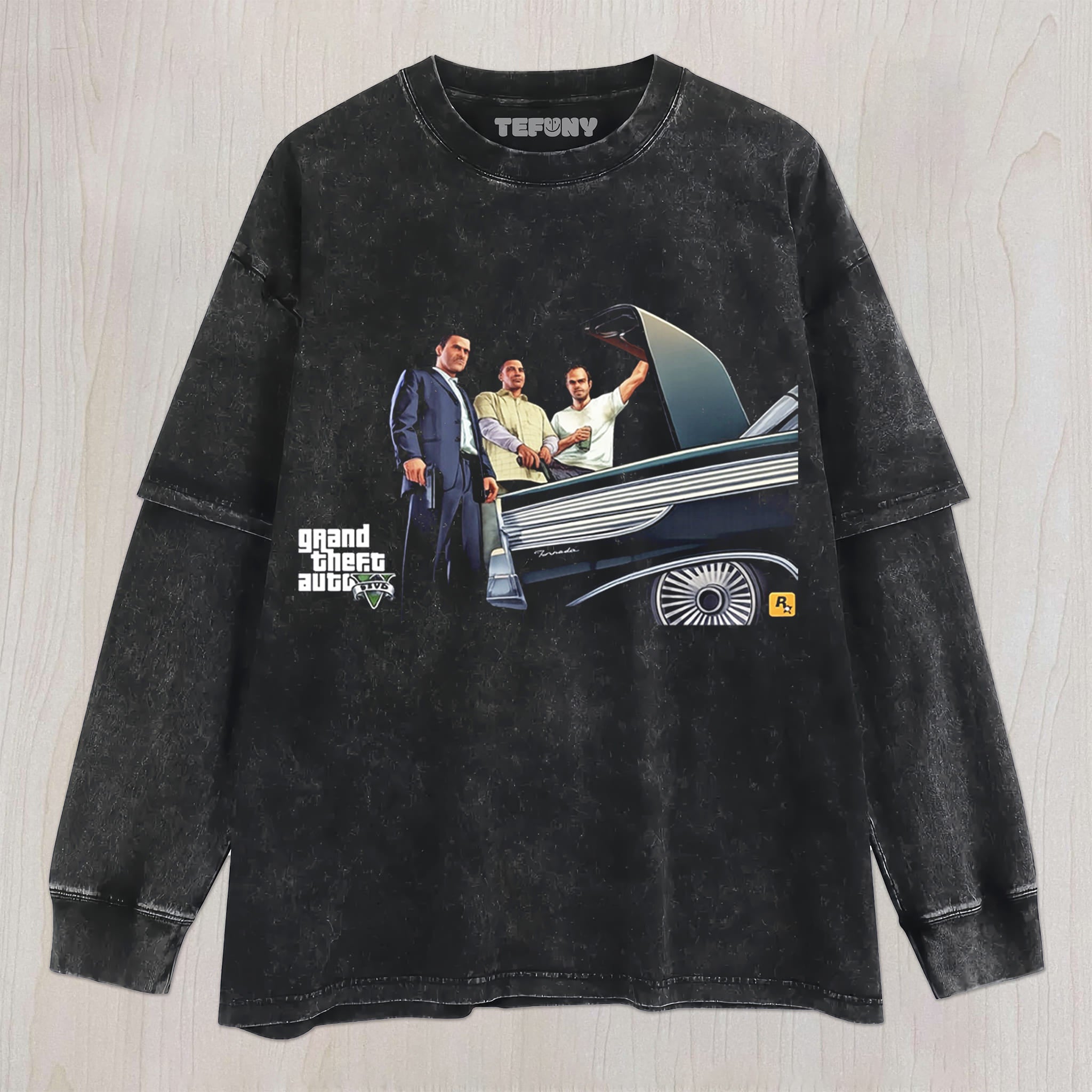 GRAND THEFT AUTO V UNISEX TEE, TANK TOP, LAYERED LS, SWEATSHIRT & HOODIE