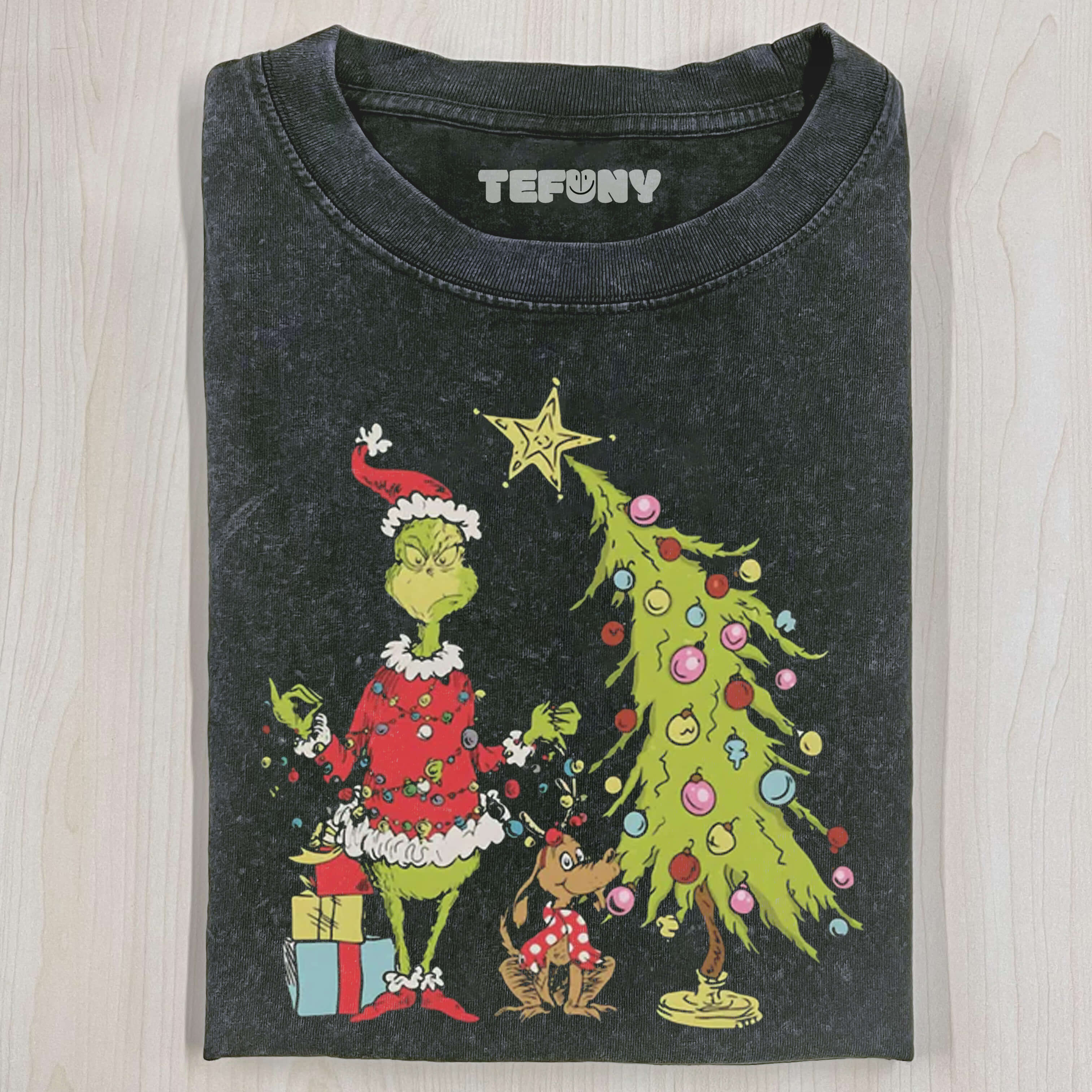GRINCH CHRISTMAS TREE T-SHIRTS