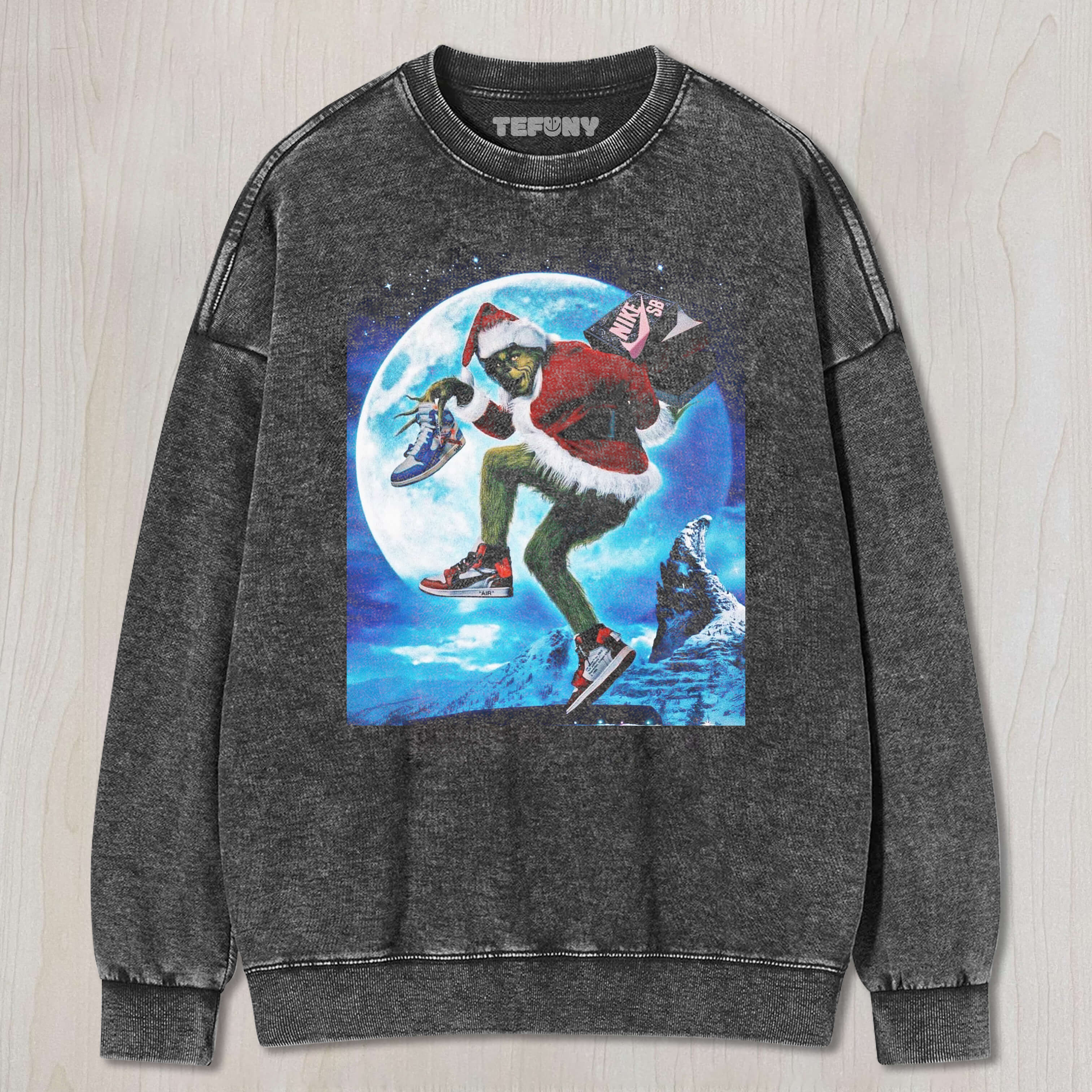 GRINCH STEALS SHOES T-SHIRT & LONG SLEEVES & HOODIES