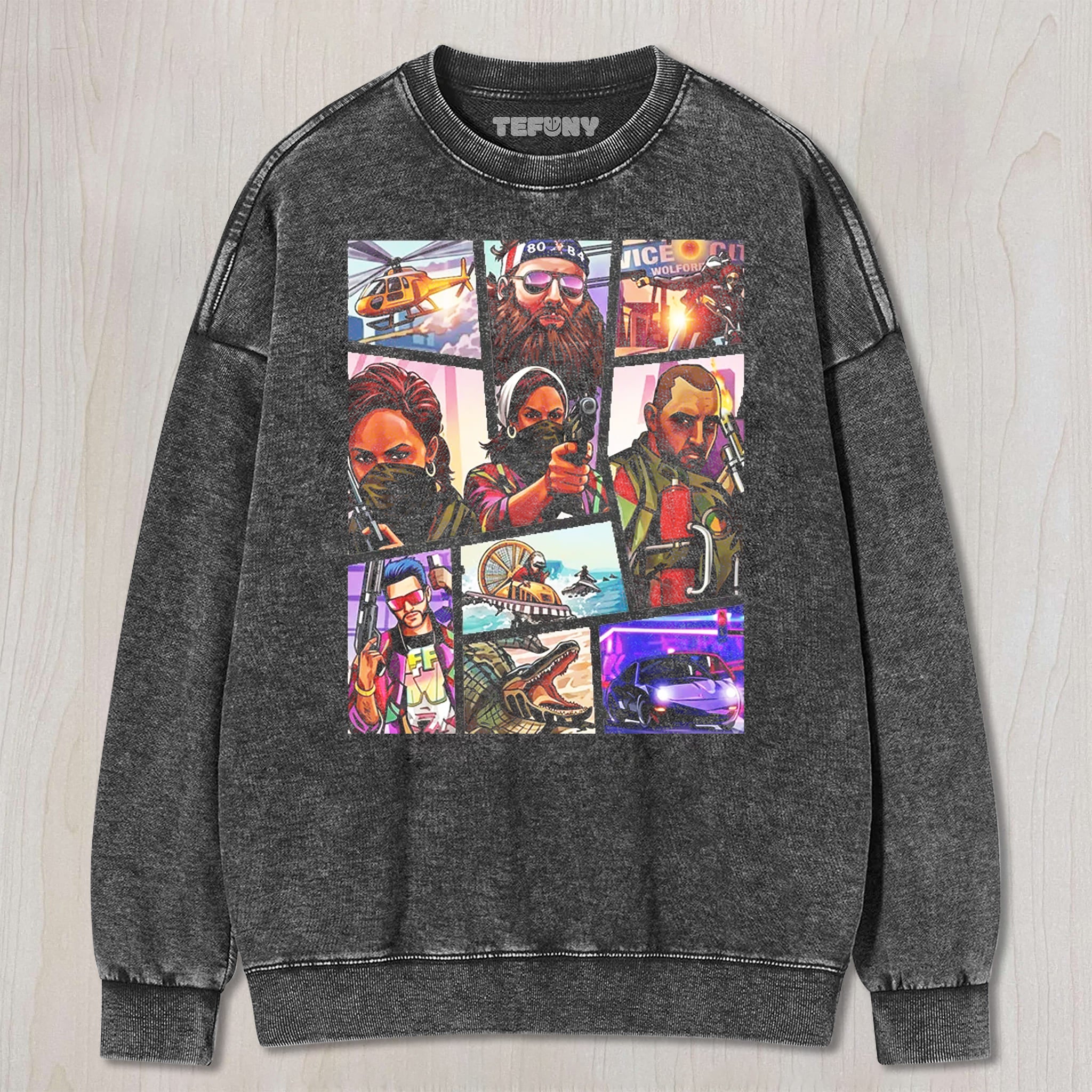 GTA VI V12 UNISEX TEE, TANK TOP, LAYERED LS, SWEATSHIRT & HOODIE