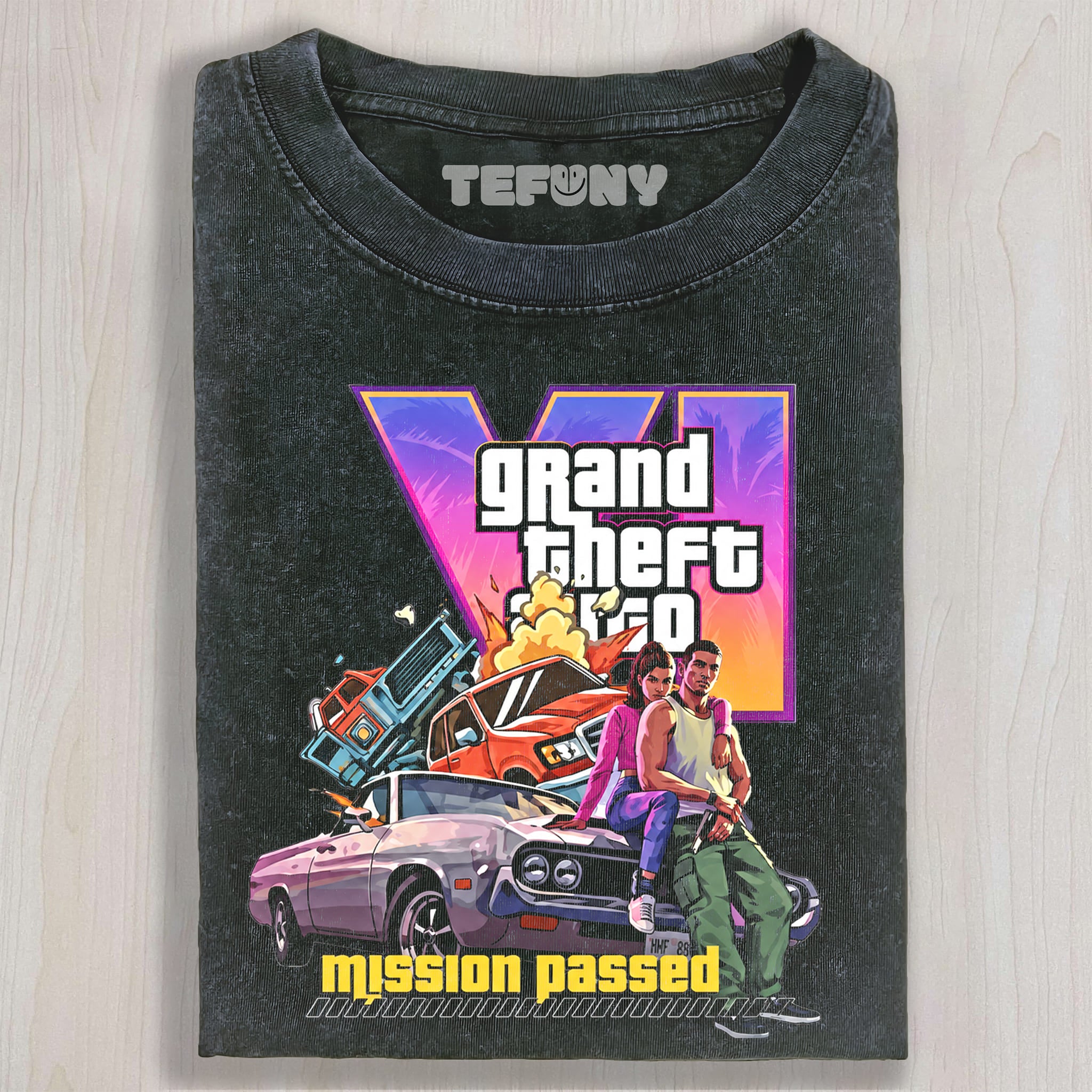 GTA VI V7 UNISEX TEE, TANK TOP, LAYERED LS, SWEATSHIRT & HOODIE