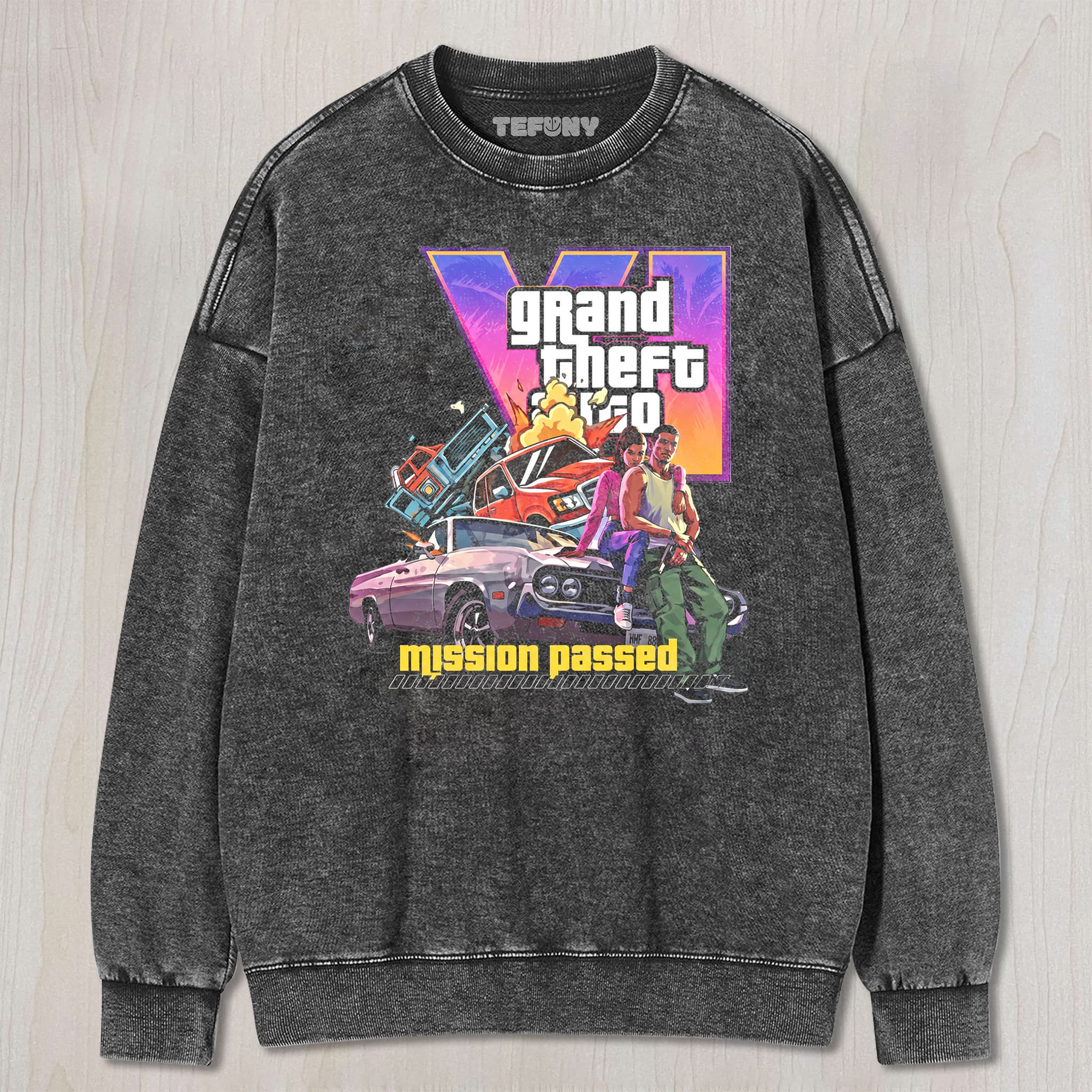 GTA VI V7 UNISEX TEE, TANK TOP, LAYERED LS, SWEATSHIRT & HOODIE