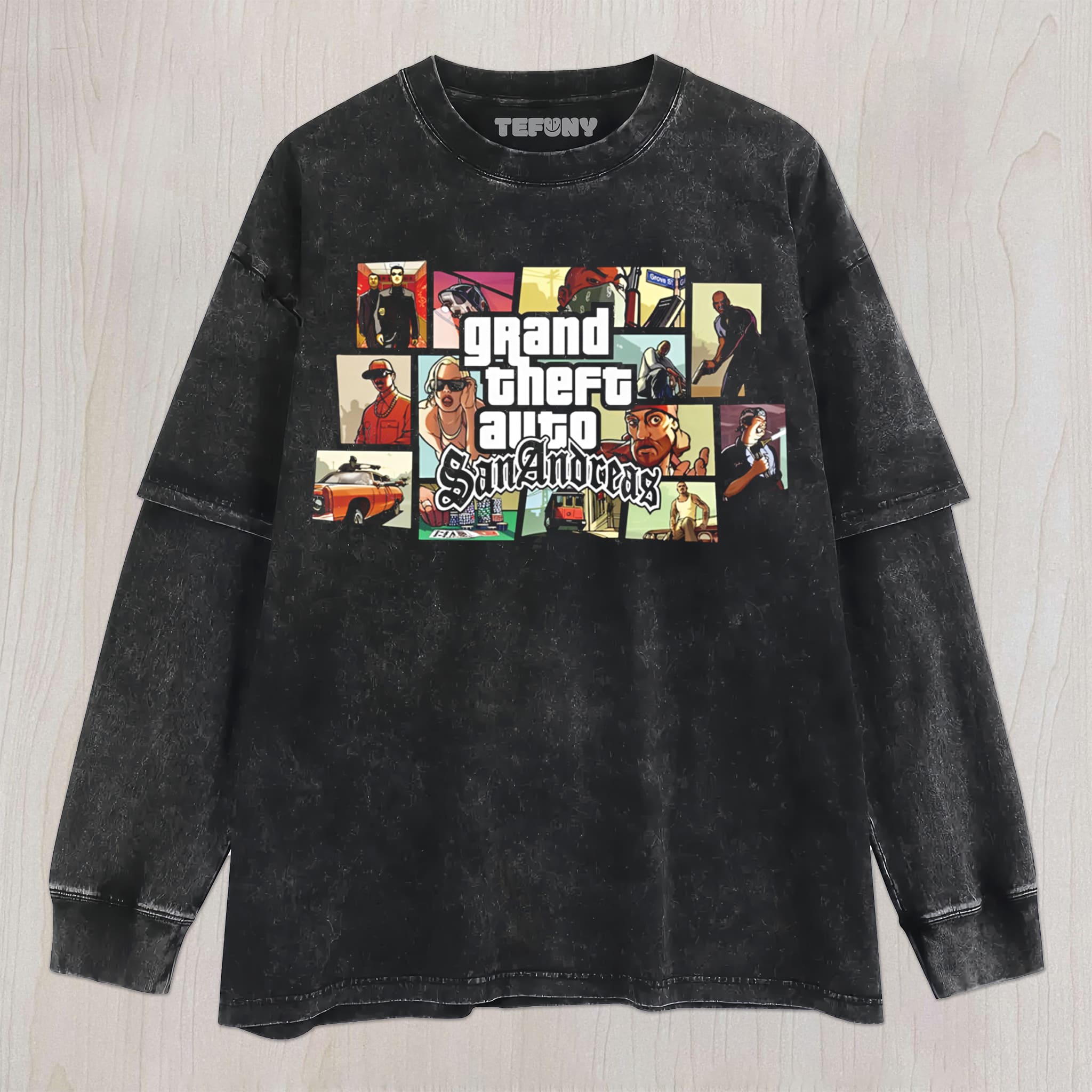 GTA V1 UNISEX TEE, TANK TOP, LAYERED LS, SWEATSHIRT & HOODIE
