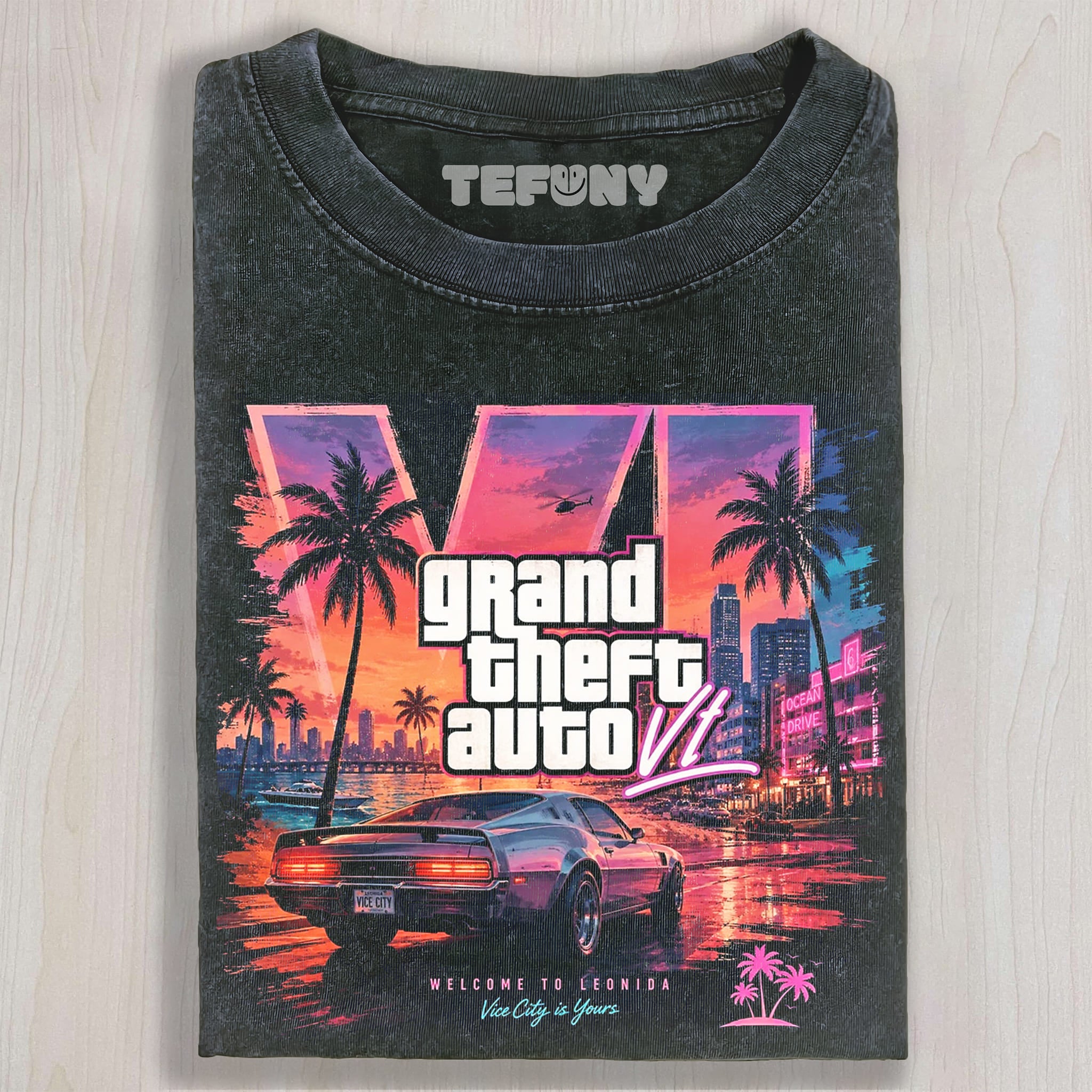 GTA VI UNISEX TEE, TANK TOP, LAYERED LS, SWEATSHIRT & HOODIE