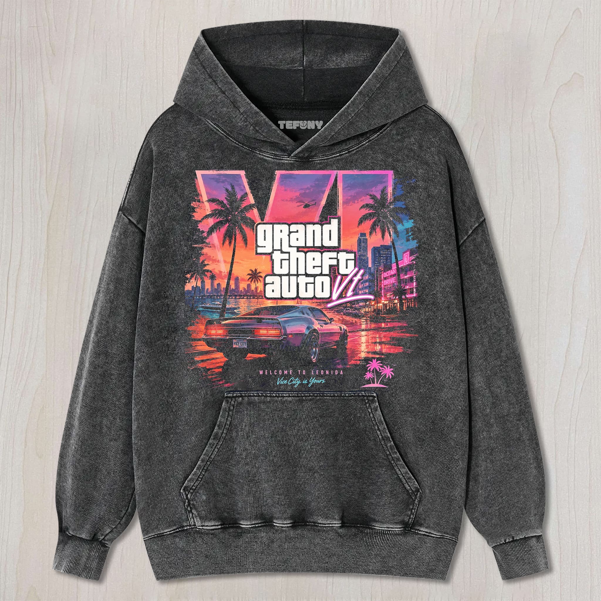 GTA VI UNISEX TEE, TANK TOP, LAYERED LS, SWEATSHIRT & HOODIE