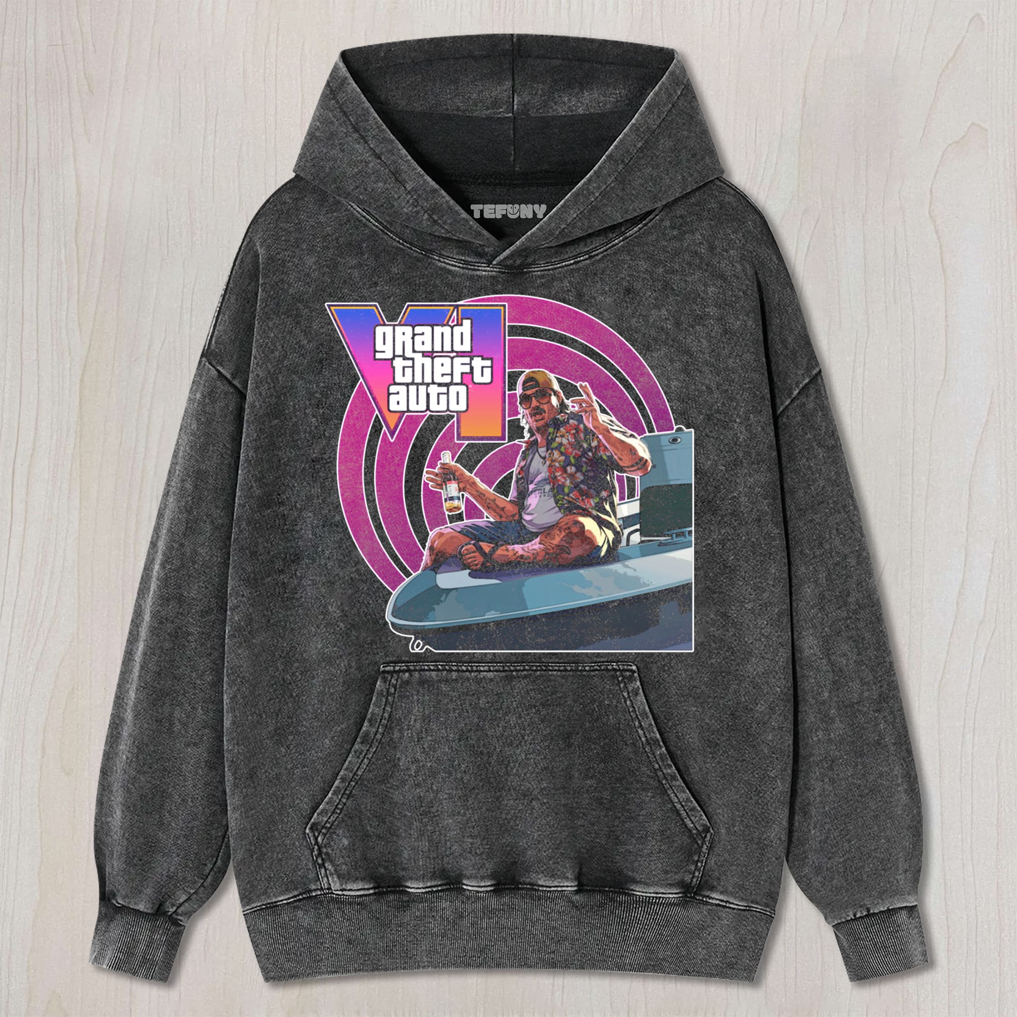 GTA VI V1 UNISEX TEE, TANK TOP, LAYERED LS, SWEATSHIRT & HOODIE