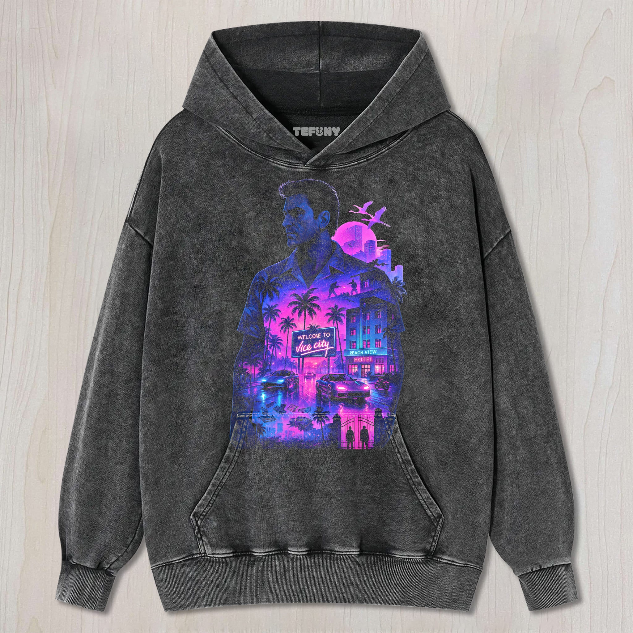 GTA VI V4 UNISEX TEE, TANK TOP, LAYERED LS, SWEATSHIRT & HOODIE
