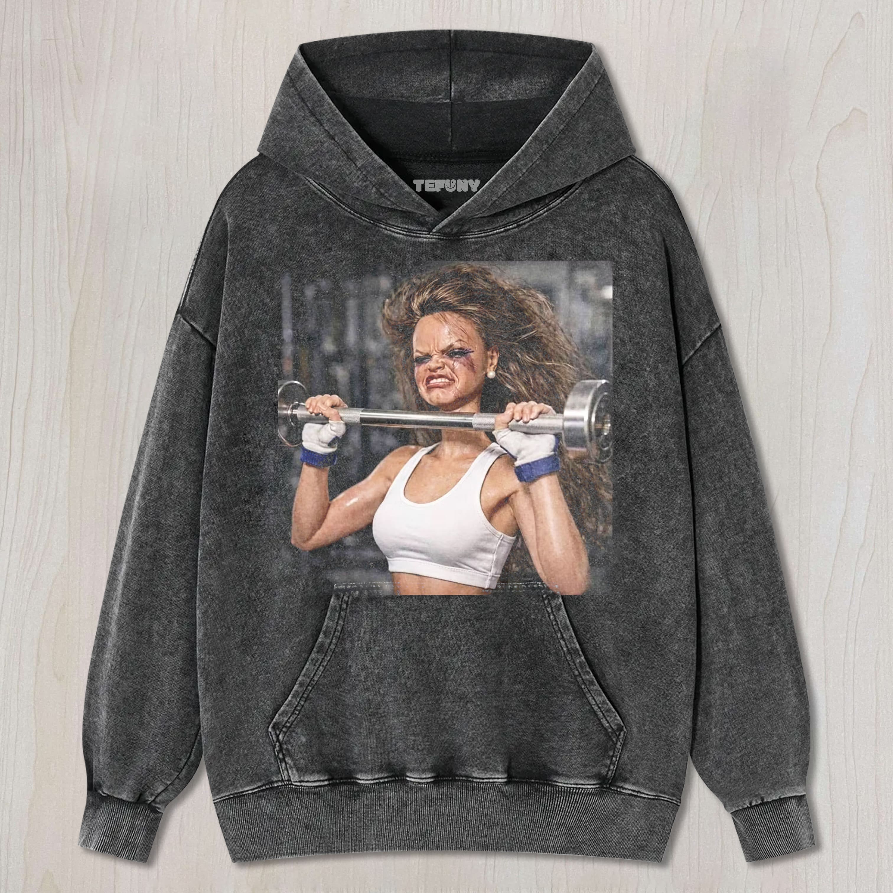 GYM DOLL GIRL FUNNY FACE MEME V3 UNISEX TEE, TANK TOP, LAYERED LS, SWEATSHIRT & HOODIE