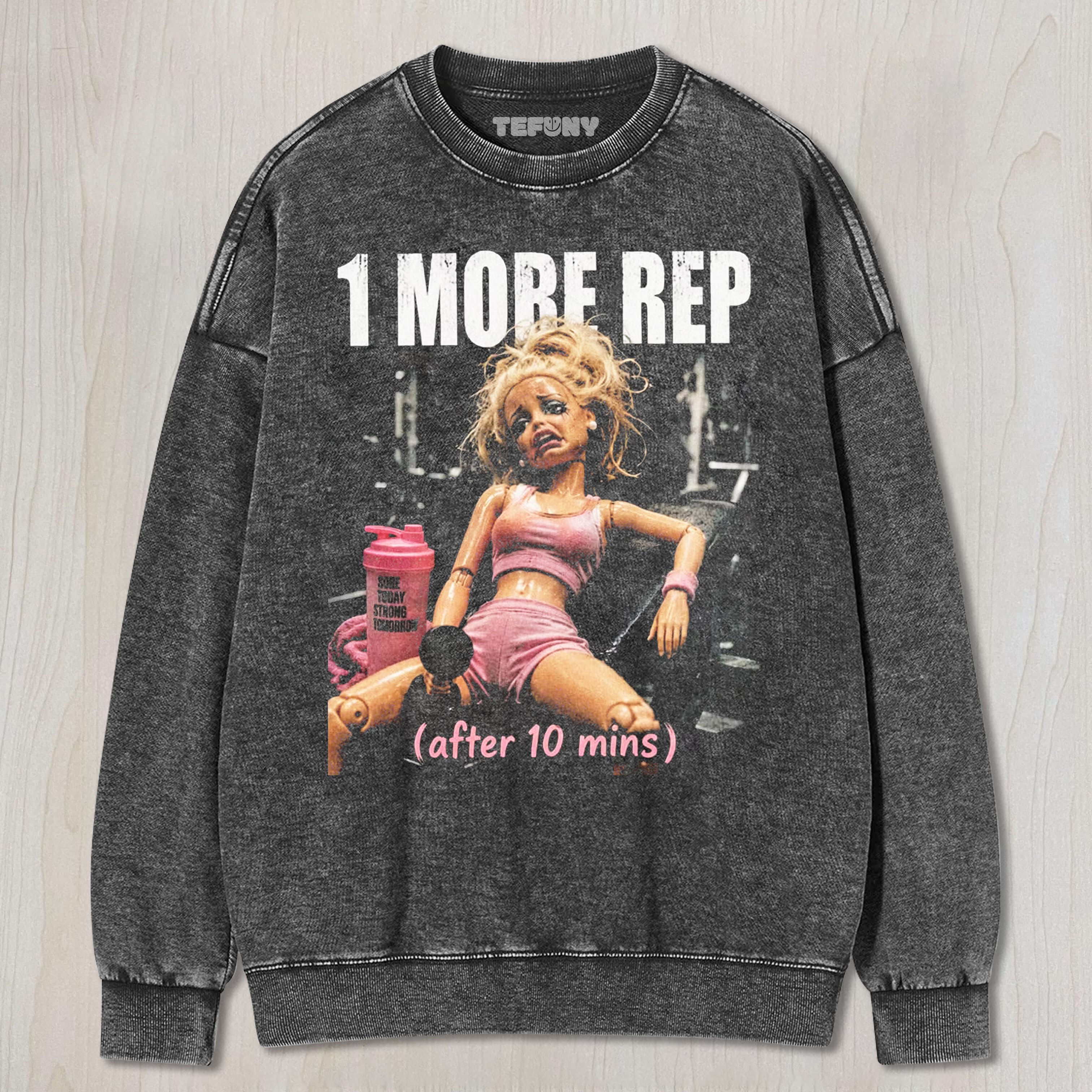 GYM DOLL GIRL FUNNY FACE MEME V8 UNISEX TEE, TANK TOP, LAYERED LS, SWEATSHIRT & HOODIE