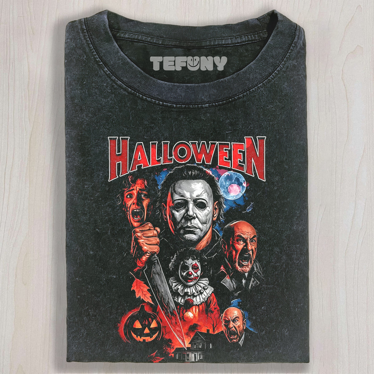 HALLOWEEN HORROR TEE V8 UNISEX TEE, TANK TOP, LAYERED LS, SWEATSHIRT & HOODIE