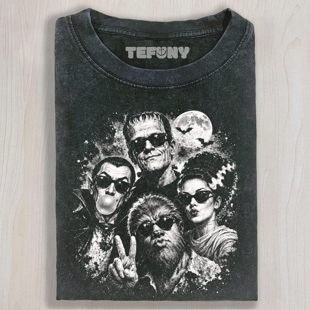 HALLOWEEN MONSTER SELFIE UNISEX TEE, TANK TOP, LAYERED LS, SWEATSHIRT & HOODIE