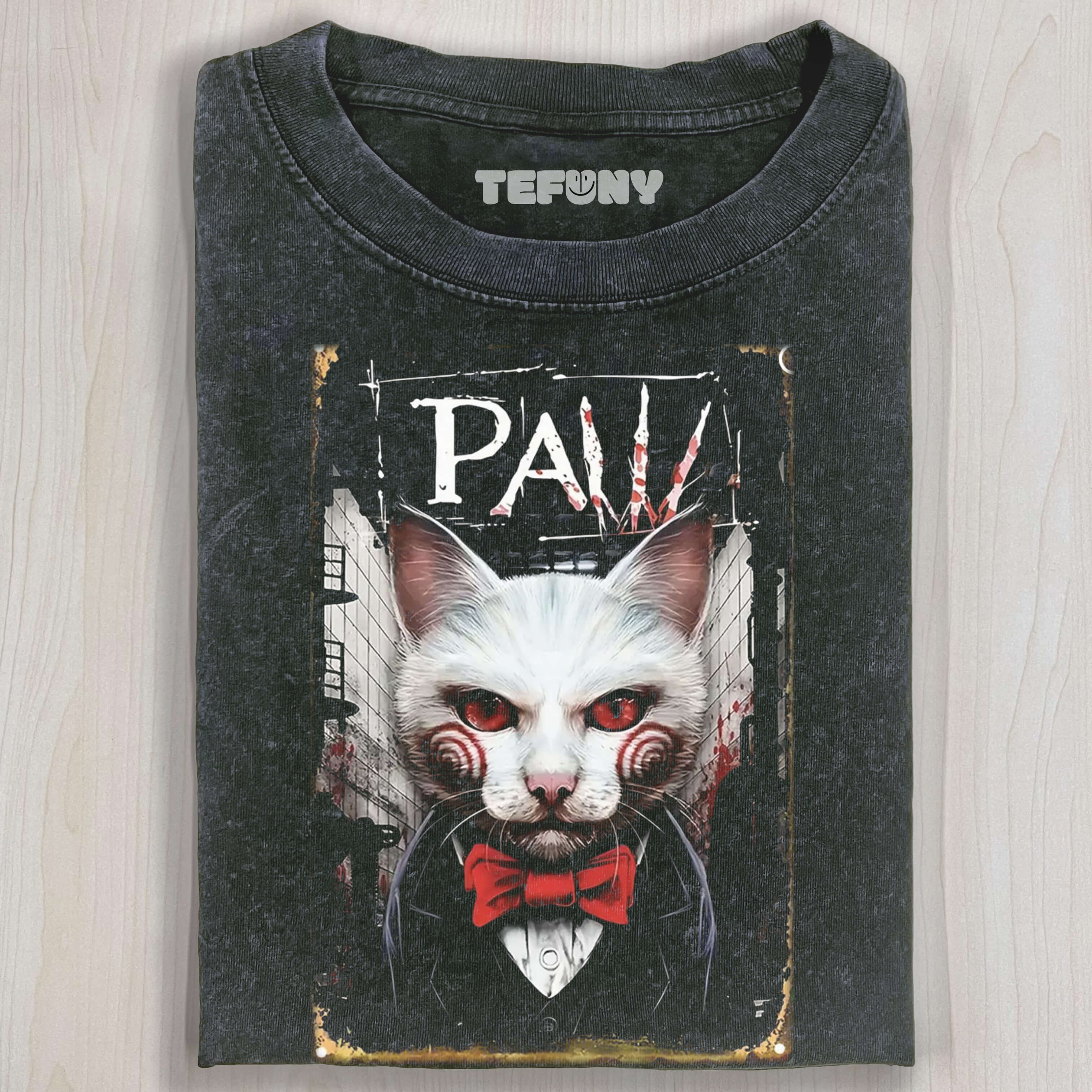 HALLOWEEN RETRO CAT V4 T-SHIRT
