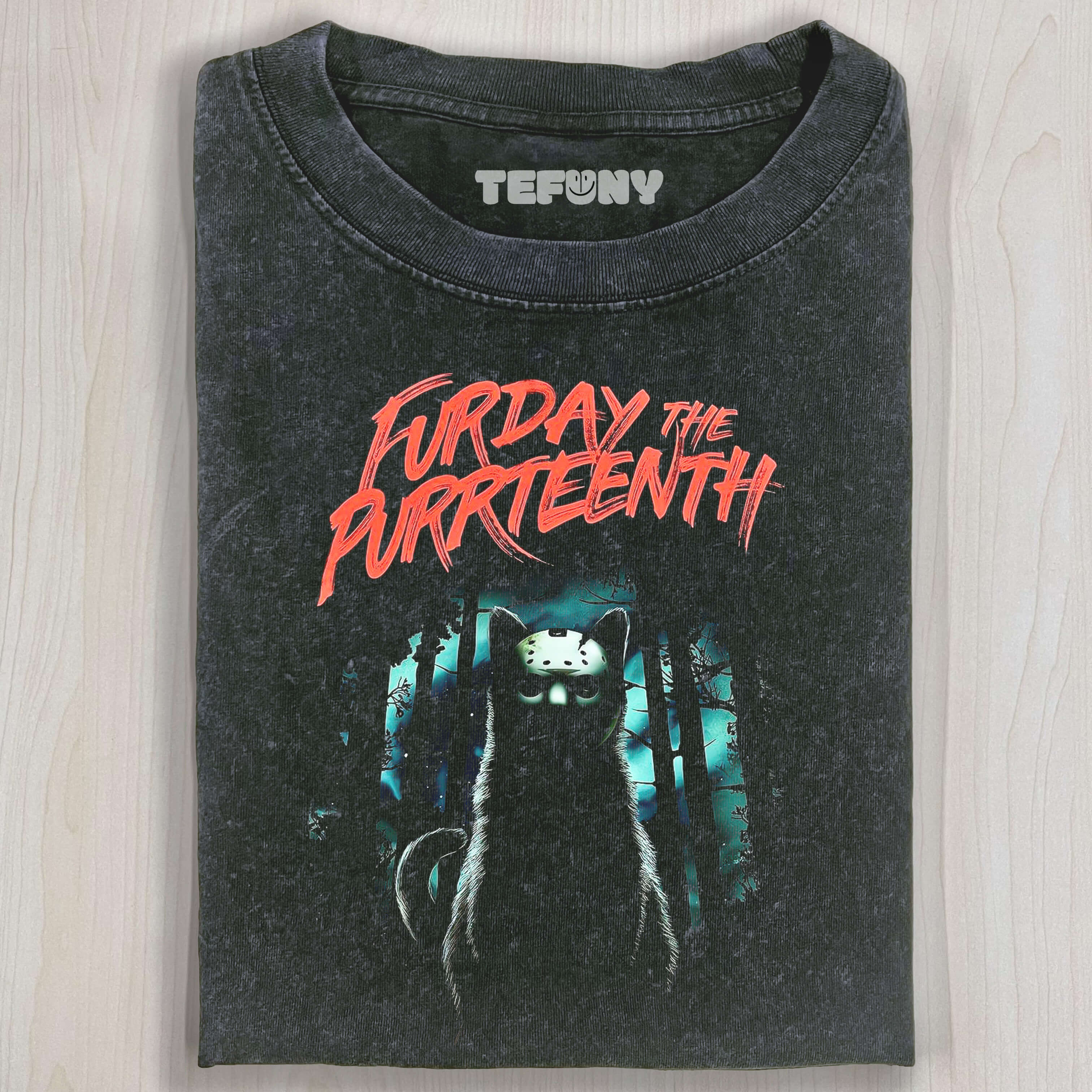 HALLOWEEN RETRO CAT V5 T-SHIRT