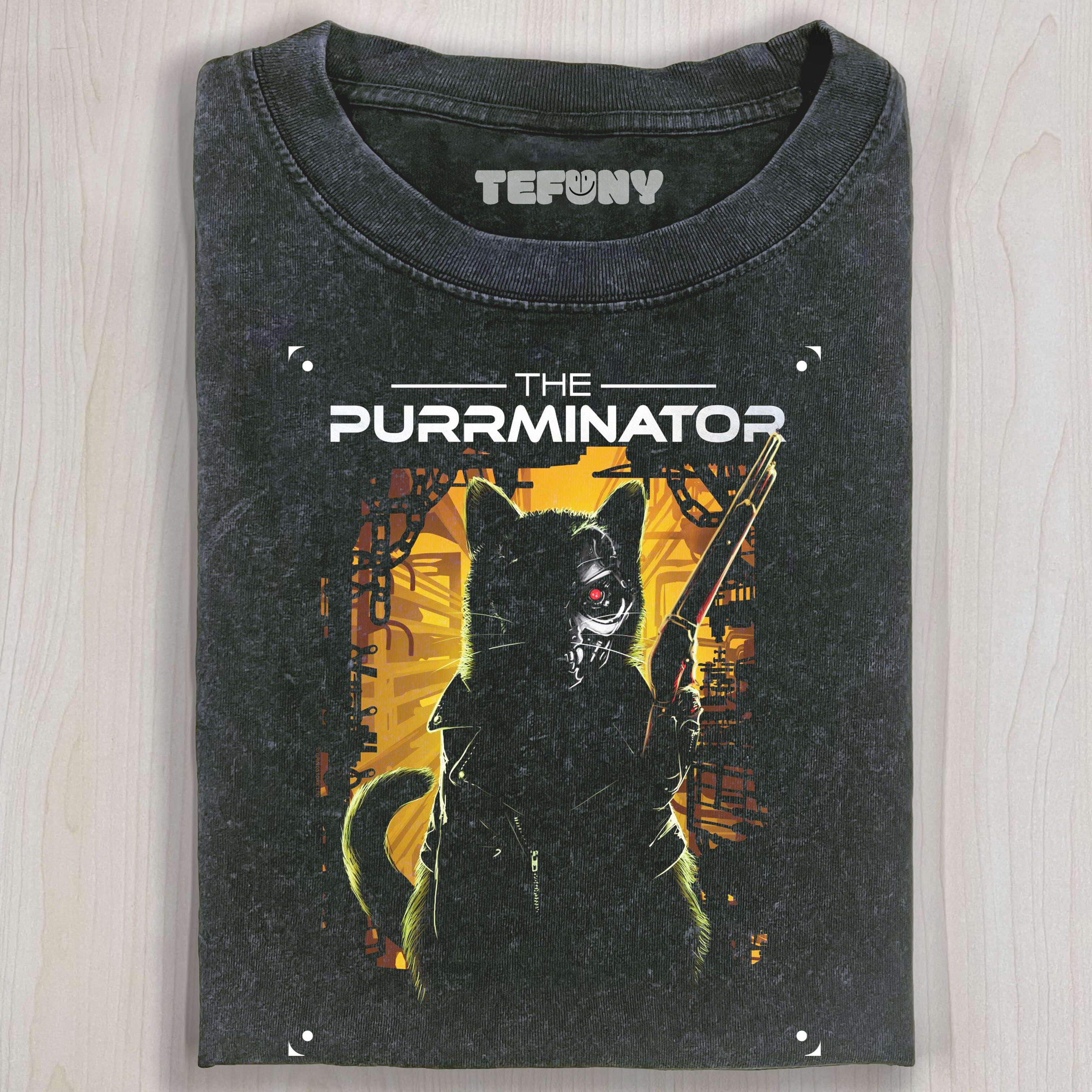 HALLOWEEN RETRO CAT V7 T-SHIRT