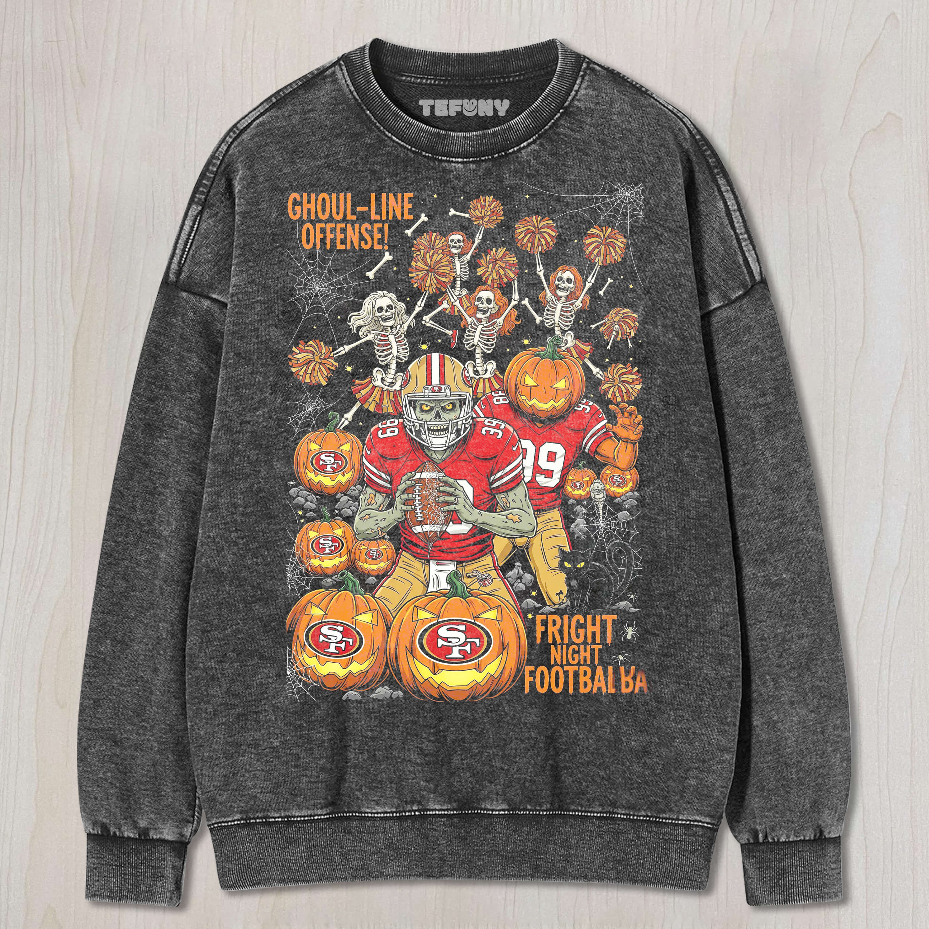 HALLOWEEN FOOTBALL T-SHIRT