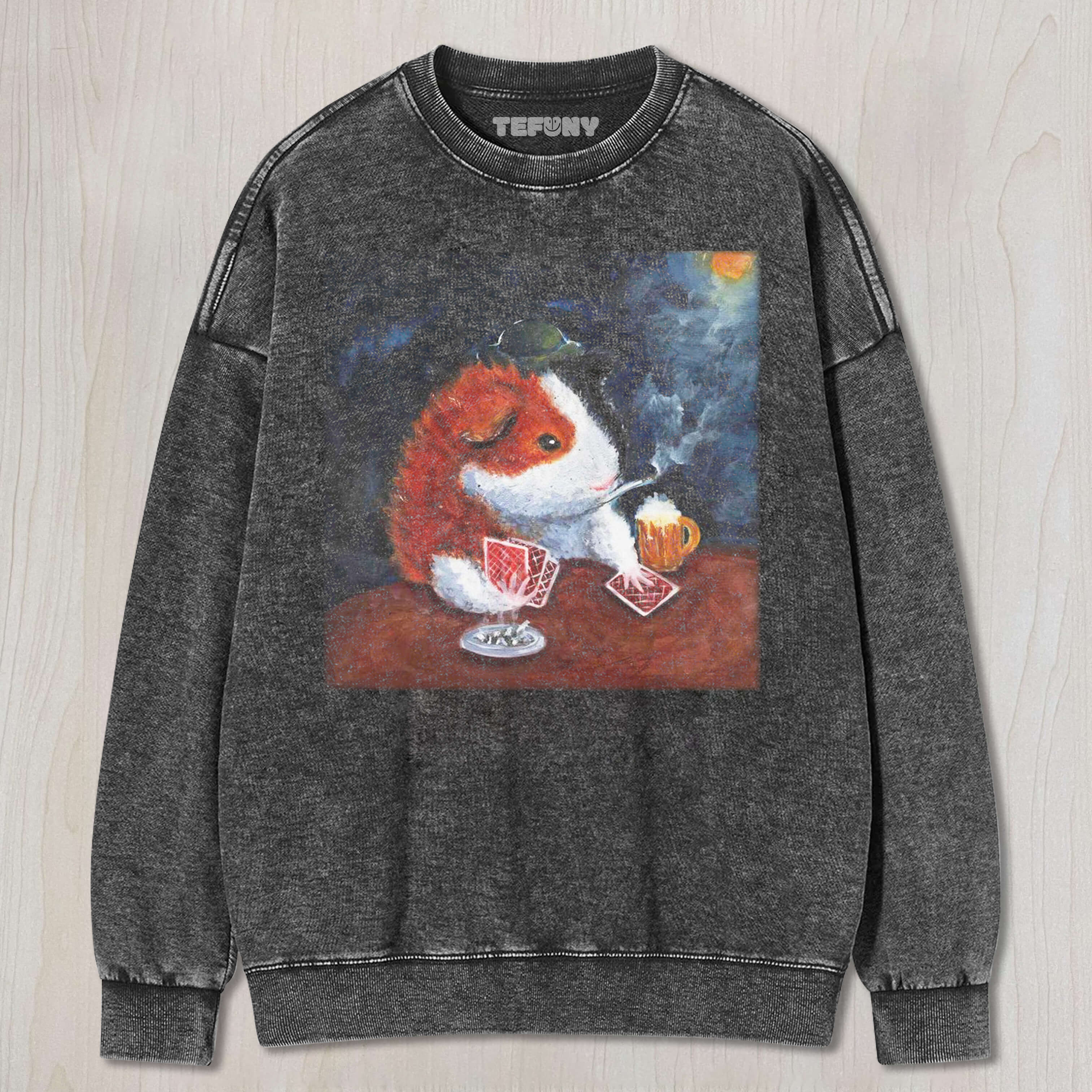 HAMSTER SMOKING TEE & SWEAT & HOOD