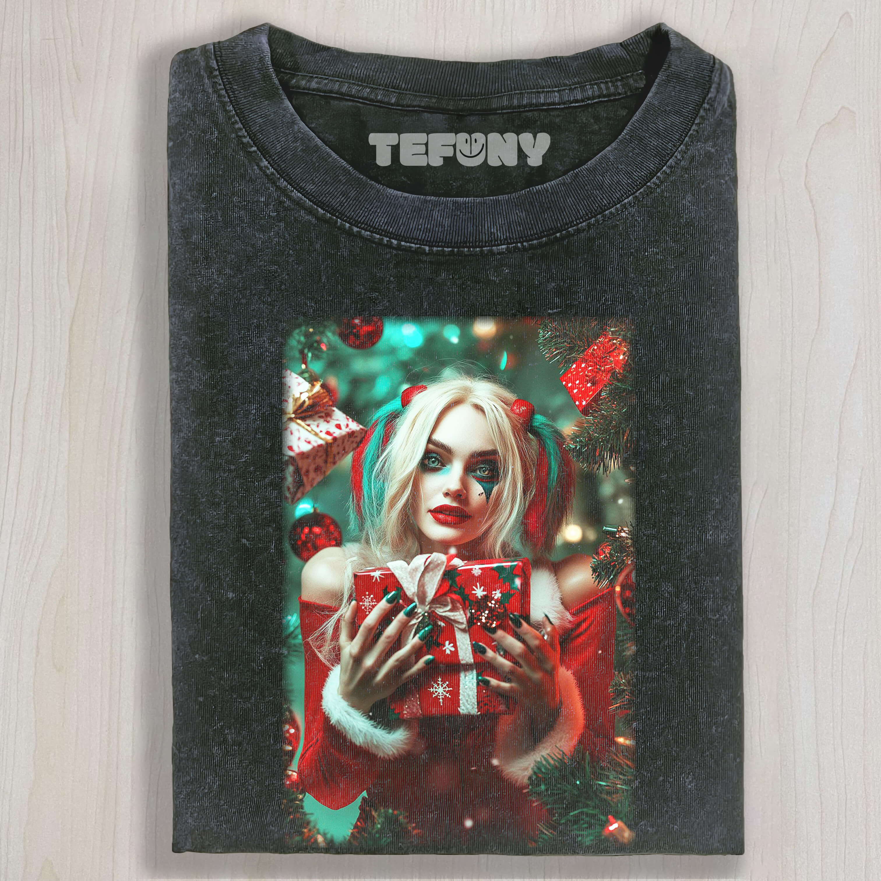HARLEY QUINN CHRISTMAS TEE & SWEAT & HOOD