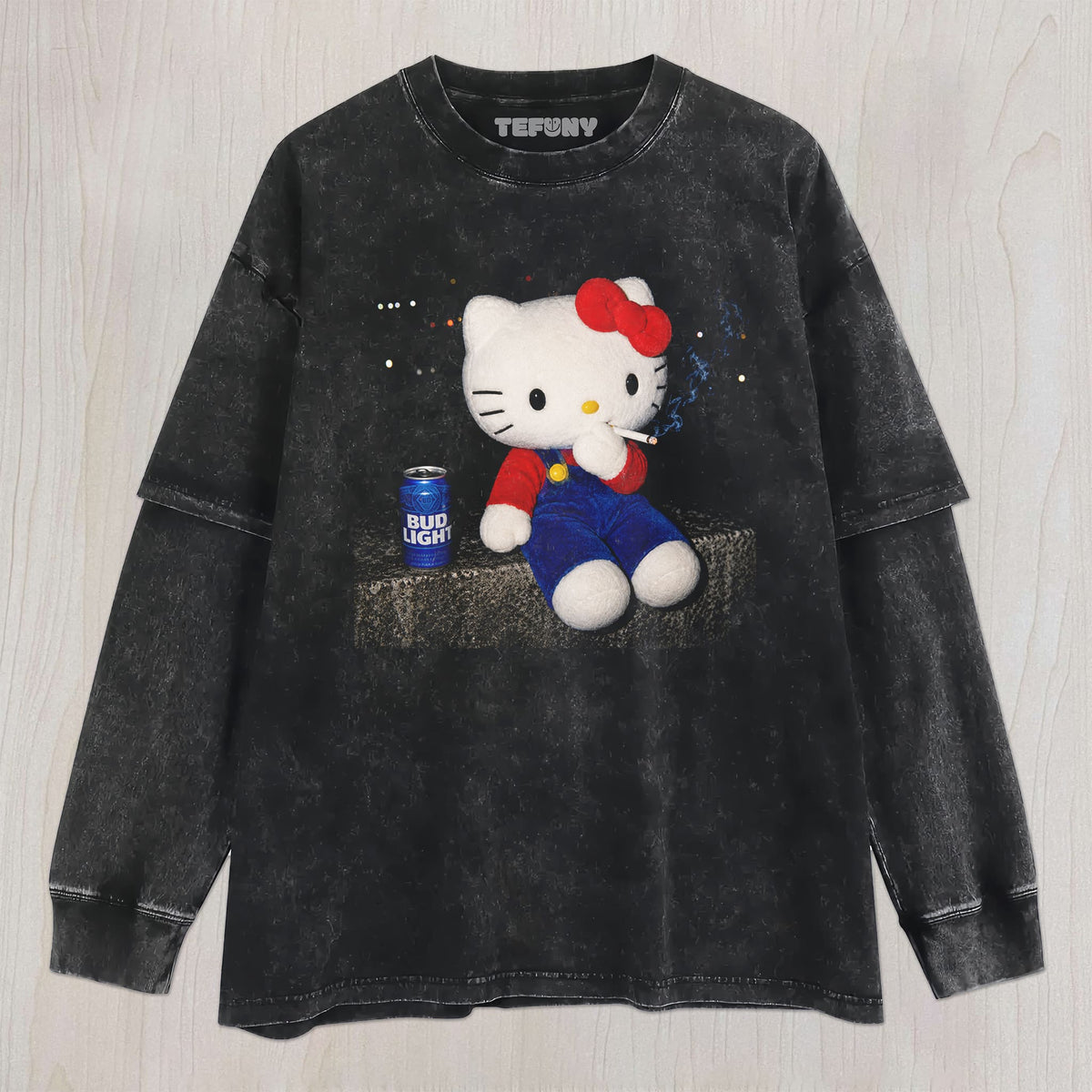 HELLO K CAT EMO UNISEX TEE, TANK TOP, LAYERED LS, SWEATSHIRT & HOODIE