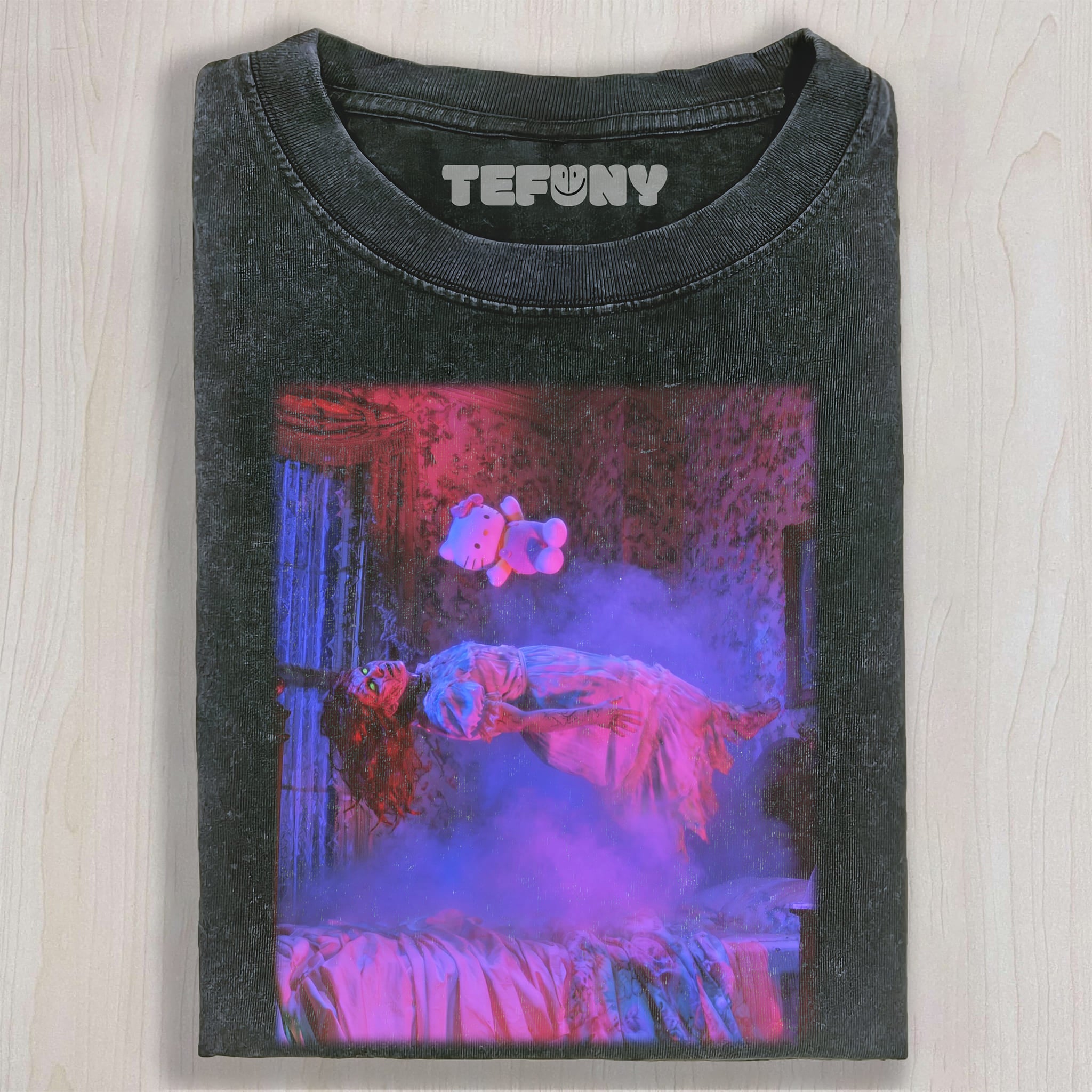 HELLO KITTY AND HORROR V4 UNISEX TEE, TANK TOP, LAYERED LS, SWEATSHIRT & HOODIE