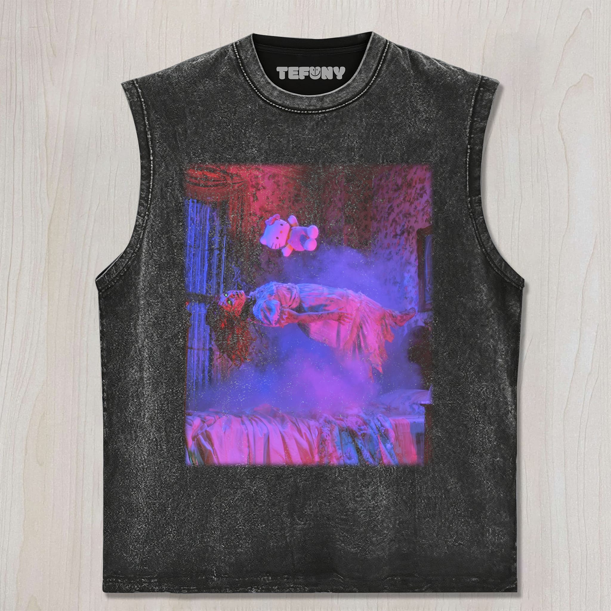 HELLO KITTY AND HORROR V4 UNISEX TEE, TANK TOP, LAYERED LS, SWEATSHIRT & HOODIE