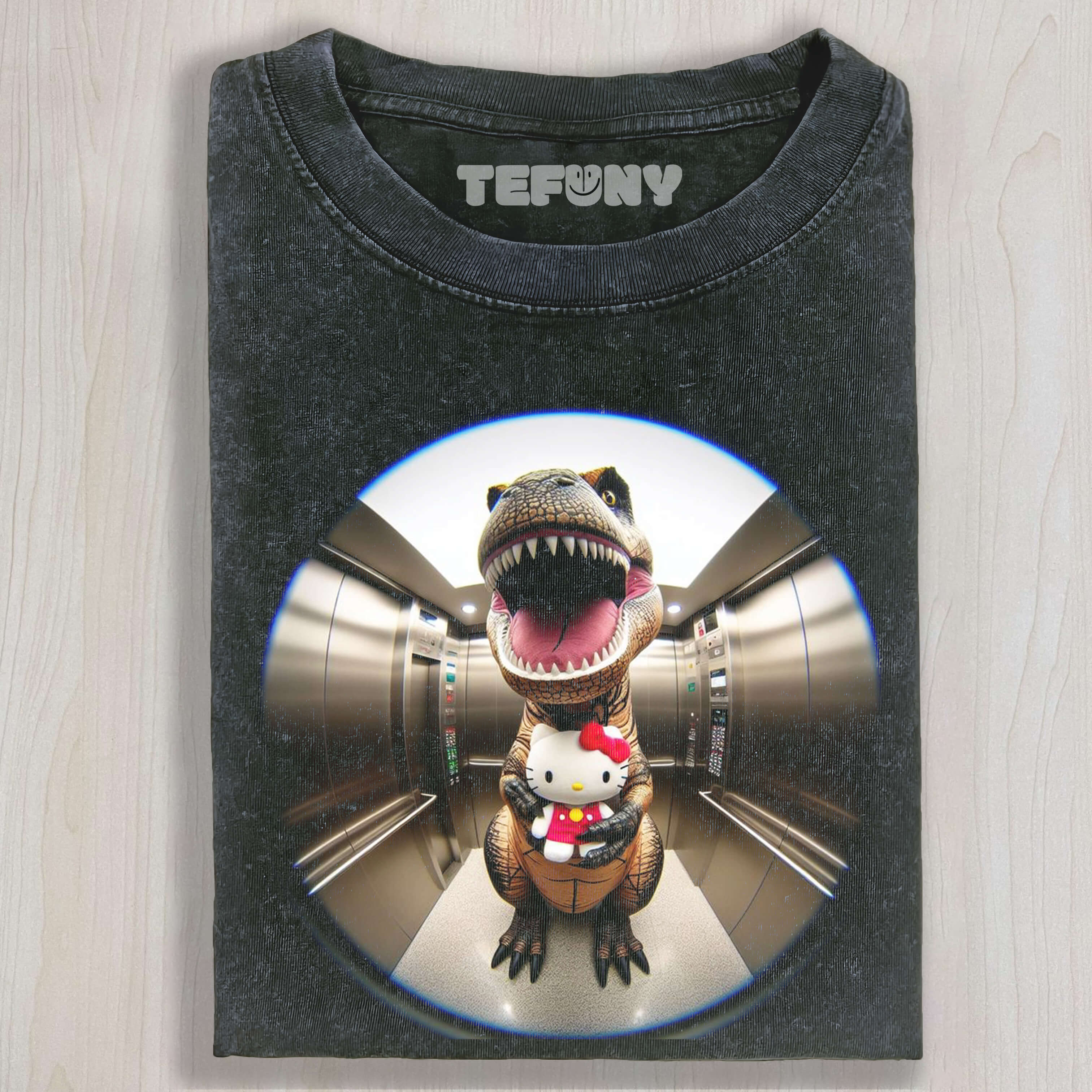 HELLO KITTY DINOSAUR KAIJU TEE & SWEAT & HOOD