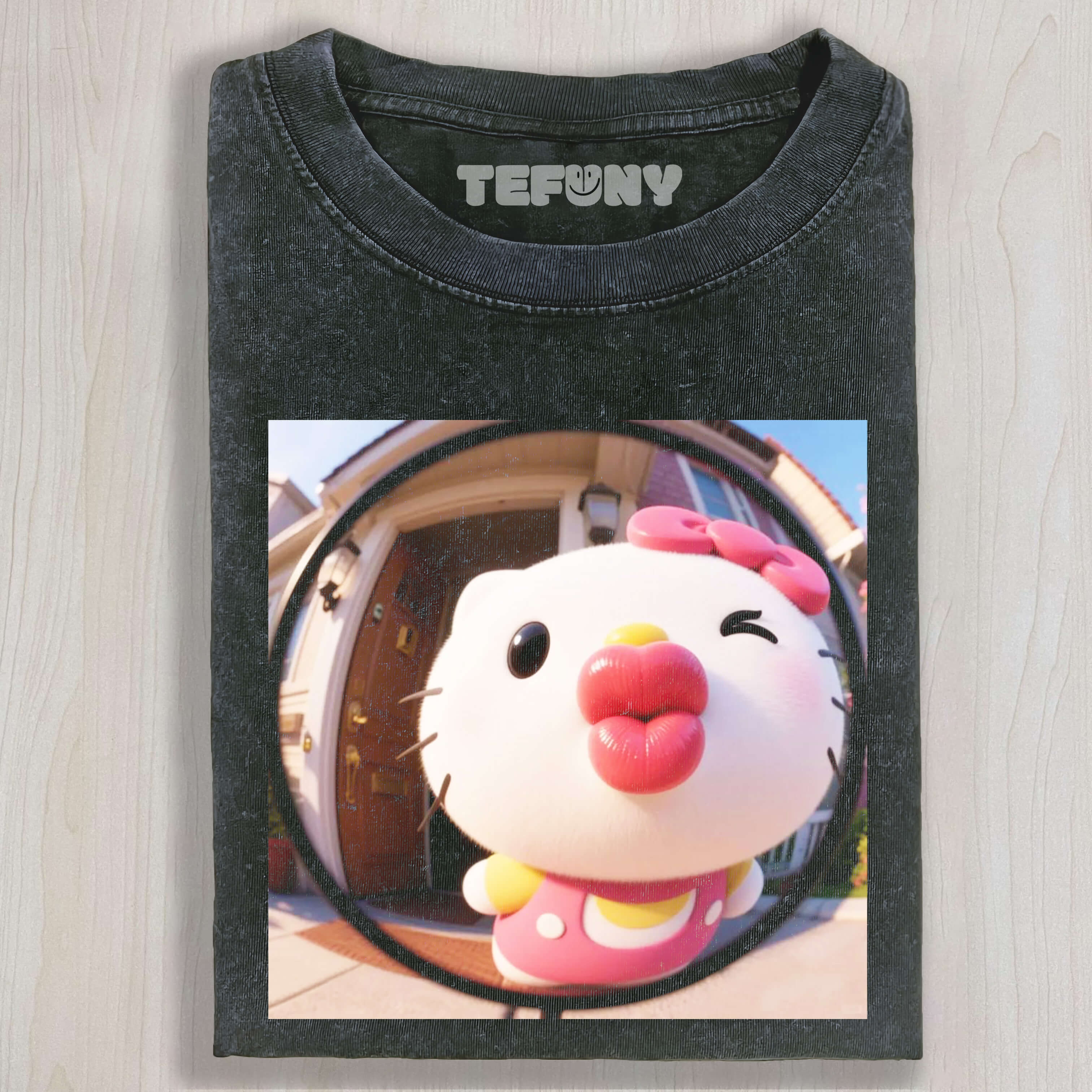 HELLO KITTY WITH BIG LIPS T-SHIRT & LONG SLEEVES & HOODIES