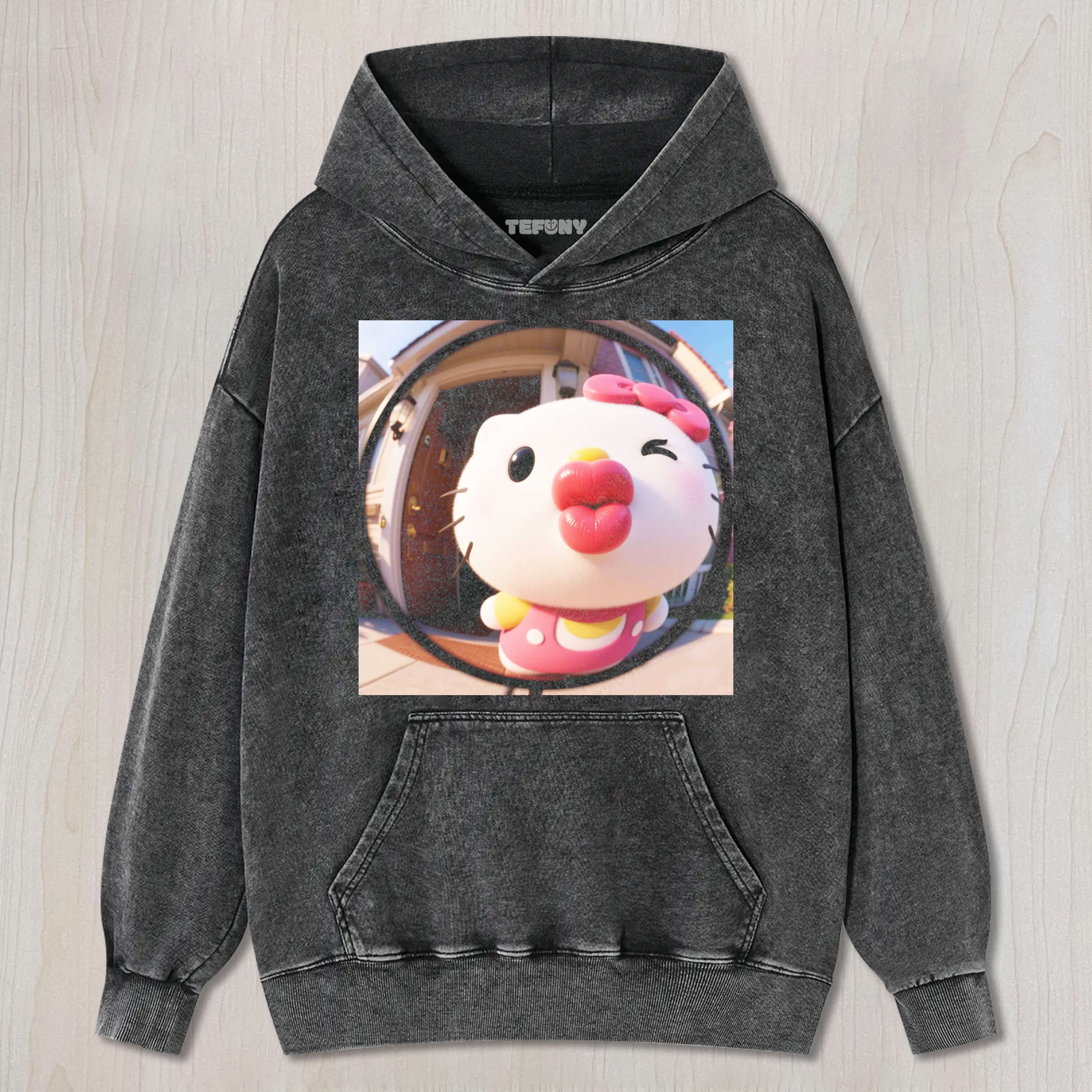 HELLO KITTY WITH BIG LIPS T-SHIRT & LONG SLEEVES & HOODIES