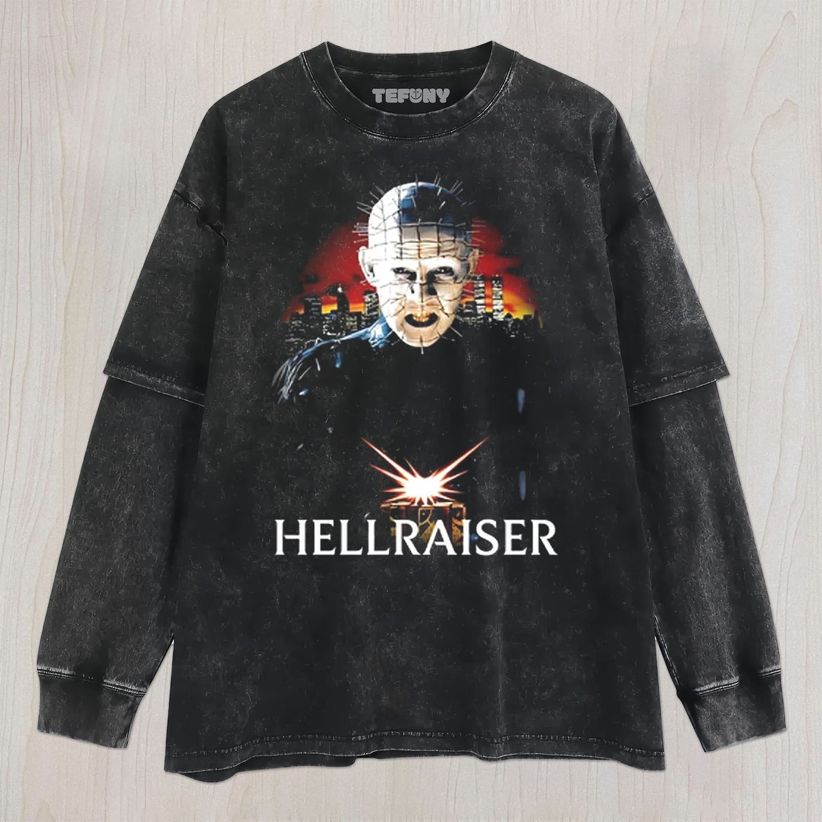 HELLRAISER UNISEX TEE, TANK TOP, LAYERED LS, SWEATSHIRT & HOODIE