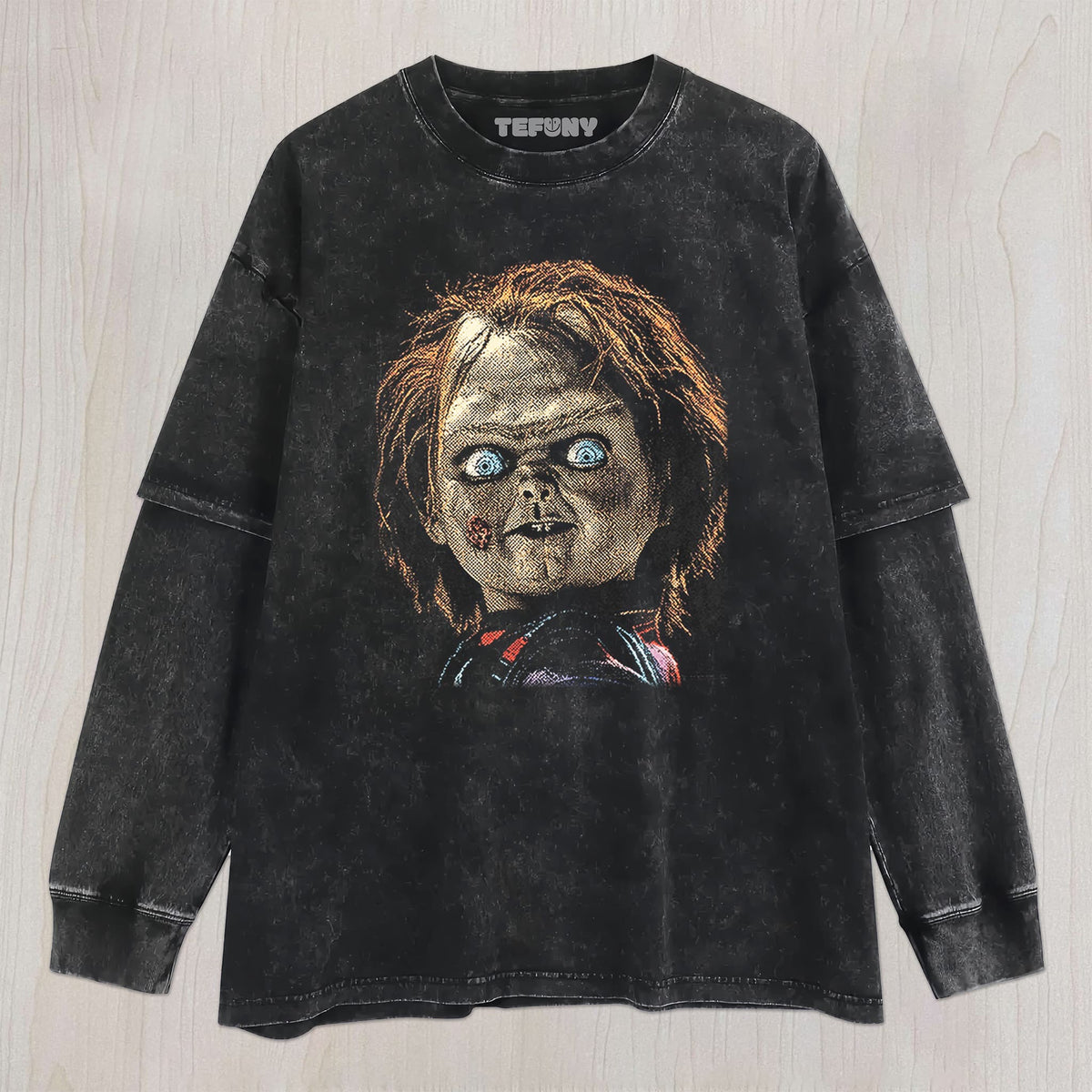 HORROR CHARACTER BIG FACE V3 UNISEX TEE, TANK TOP, LAYERED LS, SWEATSHIRT & HOODIE