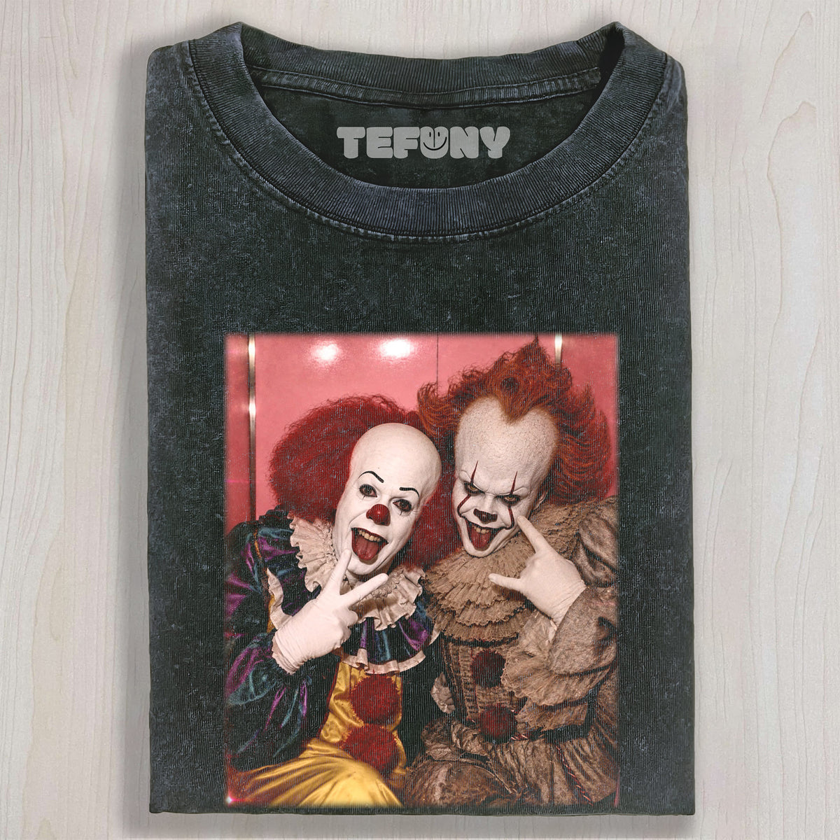 HORROR MOVIE CHARACTERS GROUP PHOTO V6 UNISEX TEE, TANK TOP, LAYERED LS, SWEATSHIRT & HOODIE