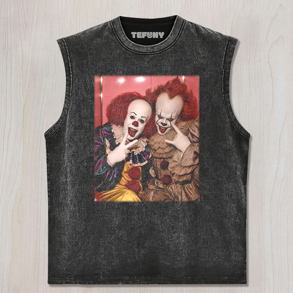HORROR MOVIE CHARACTERS GROUP PHOTO V6 UNISEX TEE, TANK TOP, LAYERED LS, SWEATSHIRT & HOODIE