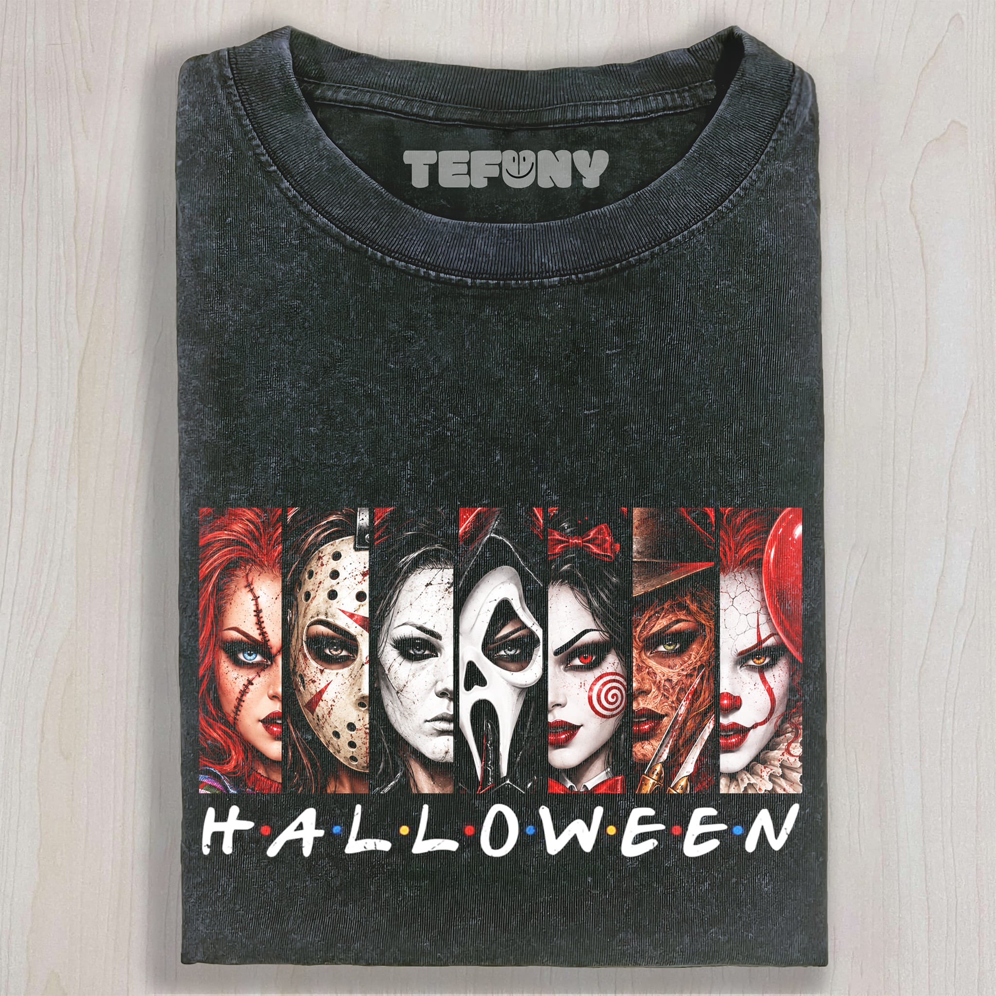 HORROR MOVIE KILLERSS FRIENDS V2 UNISEX TEE, TANK TOP, LAYERED LS, SWEATSHIRT & HOODIE