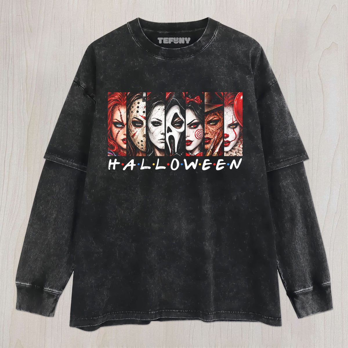 HORROR MOVIE KILLERSS FRIENDS V2 UNISEX TEE, TANK TOP, LAYERED LS, SWEATSHIRT & HOODIE