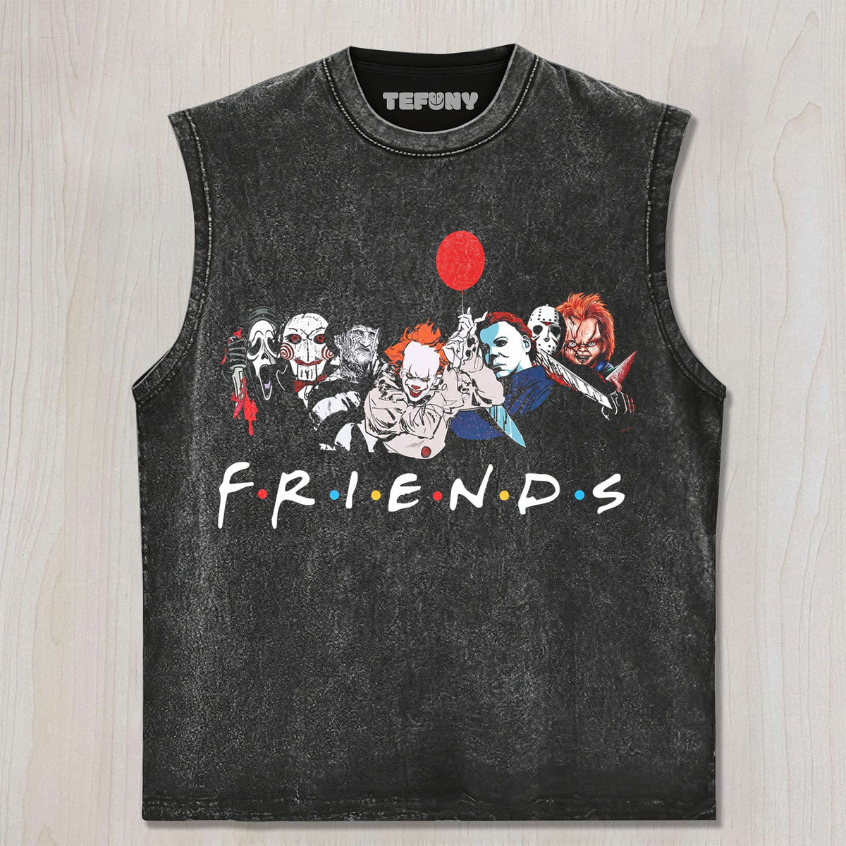 HORROR MOVIE KILLERSS FRIENDS V3 UNISEX TEE, TANK TOP, LAYERED LS, SWEATSHIRT & HOODIE
