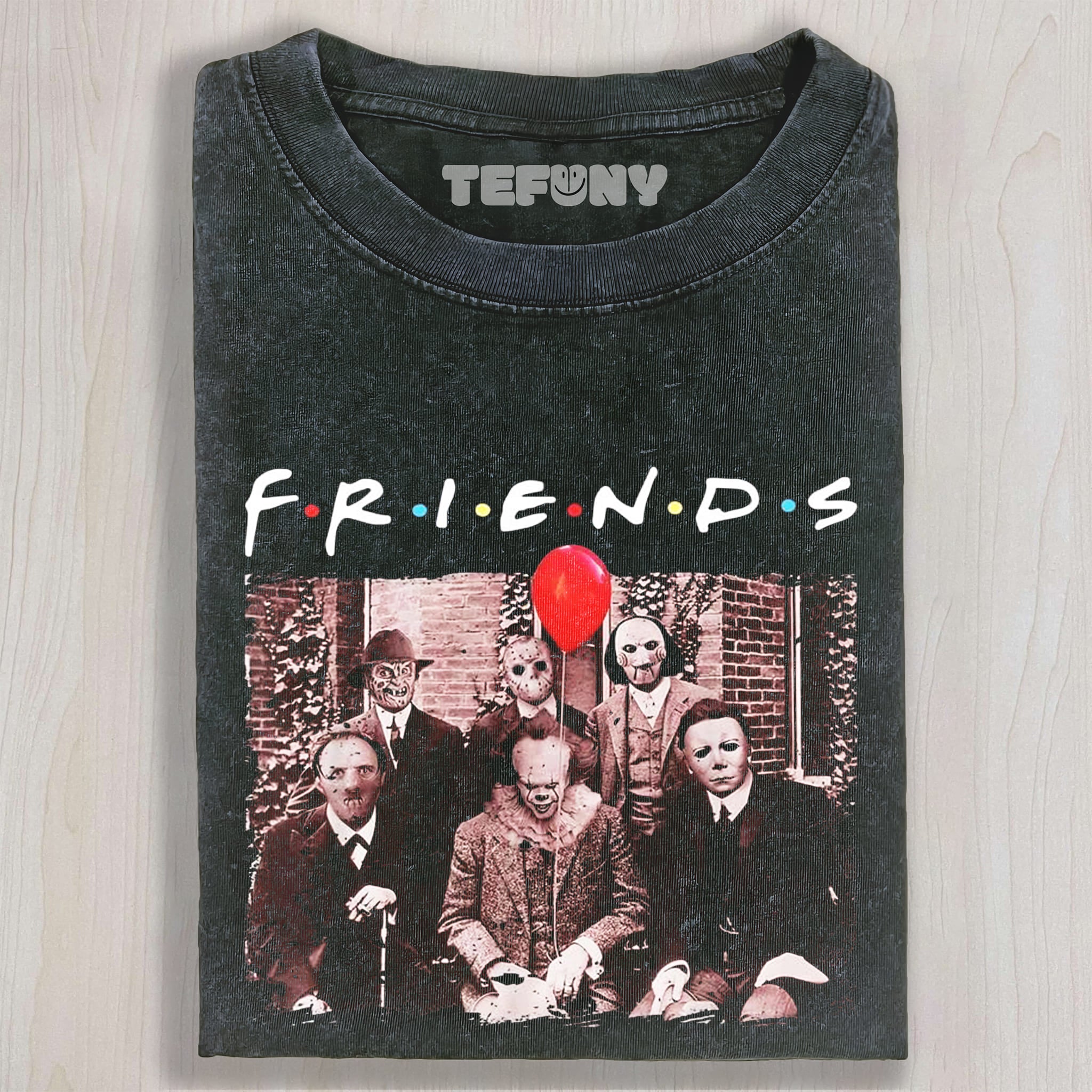 HORROR MOVIE KILLERSS FRIENDS V5 UNISEX TEE, TANK TOP, LAYERED LS, SWEATSHIRT & HOODIE