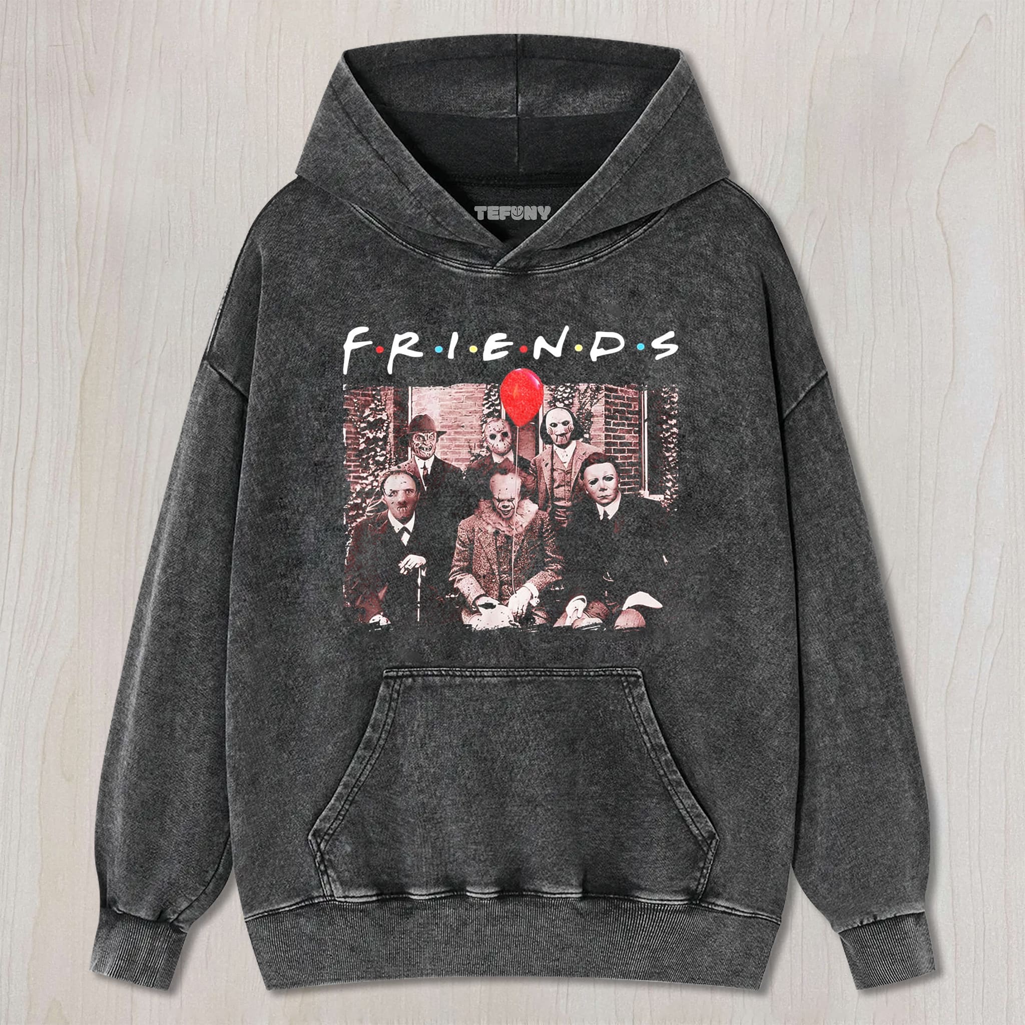 HORROR MOVIE KILLERSS FRIENDS V5 UNISEX TEE, TANK TOP, LAYERED LS, SWEATSHIRT & HOODIE