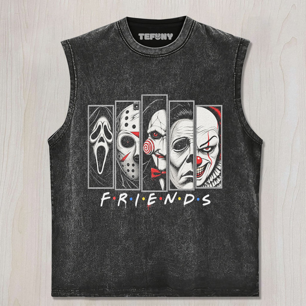 HORROR MOVIE KILLERSS FRIENDS V9 UNISEX TEE, TANK TOP, LAYERED LS, SWEATSHIRT & HOODIE