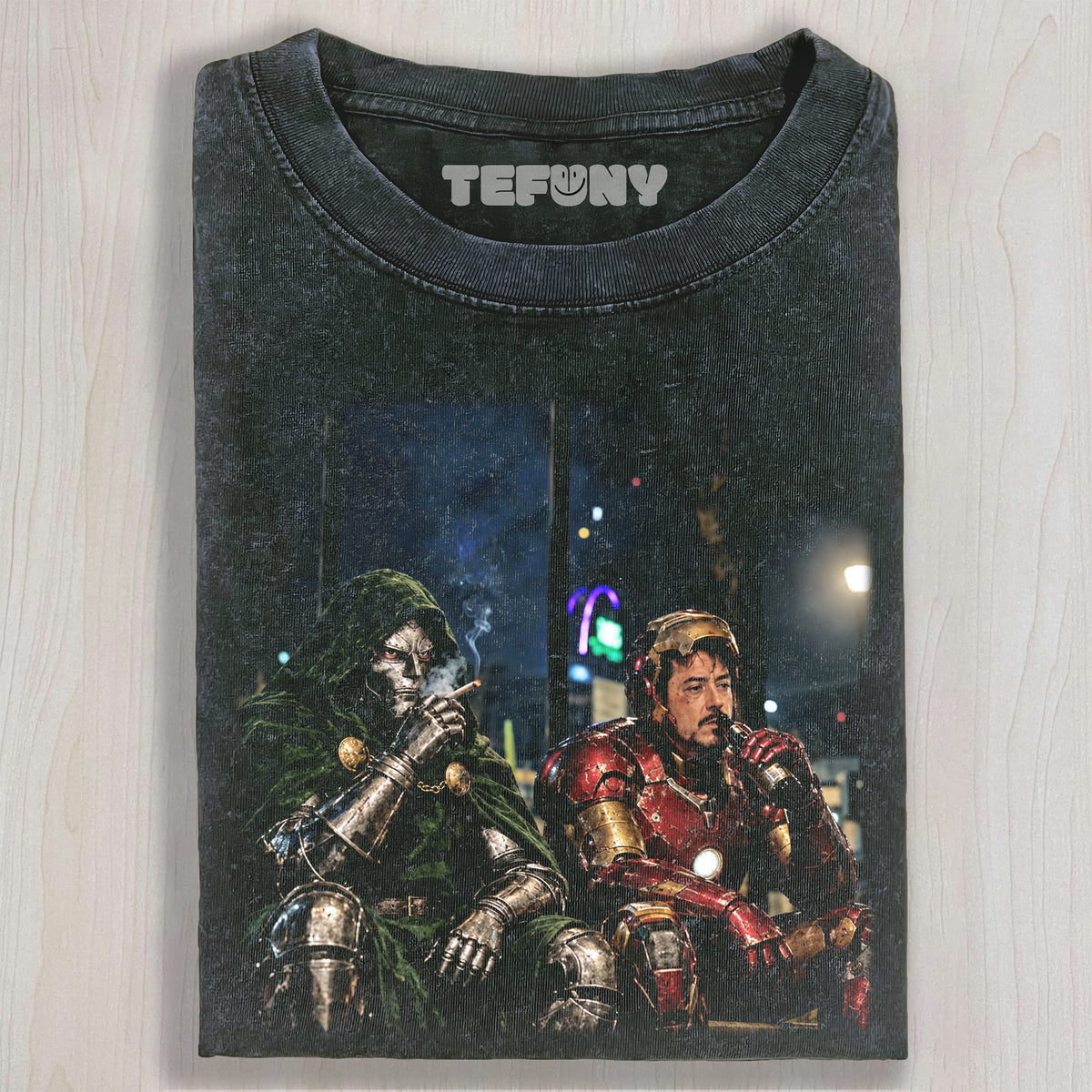 IRON MAN AND DR. DOOM N1 UNISEX TEE, TANK TOP, LAYERED LS, SWEATSHIRT & HOODIE