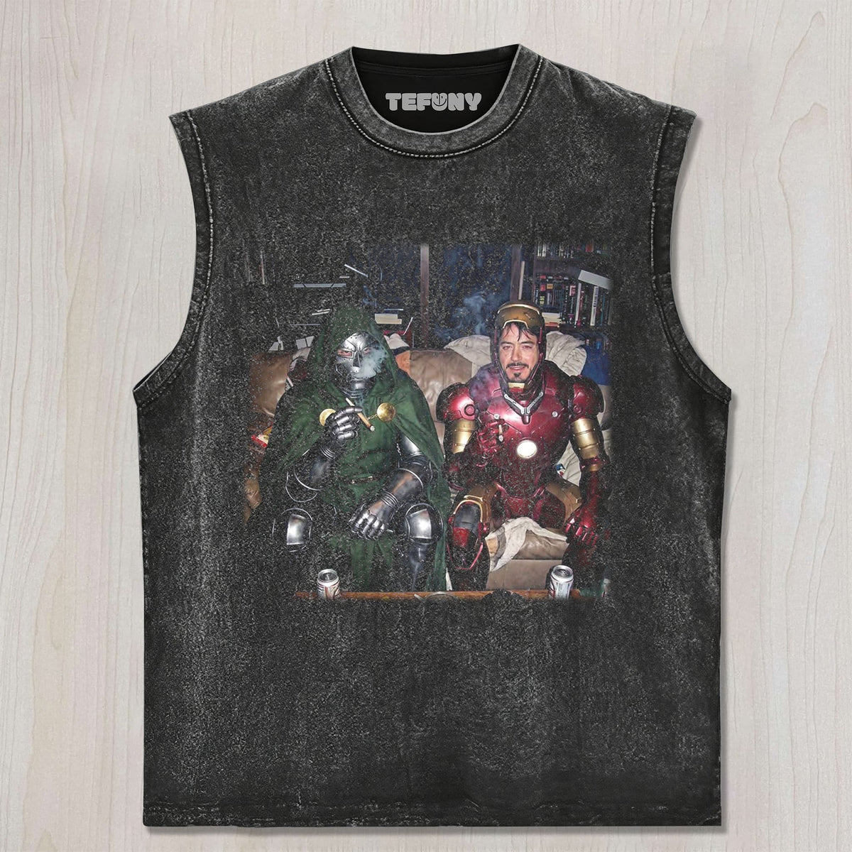 IRON MAN AND DR. DOOM UNISEX TEE, TANK TOP, LAYERED LS, SWEATSHIRT & HOODIE