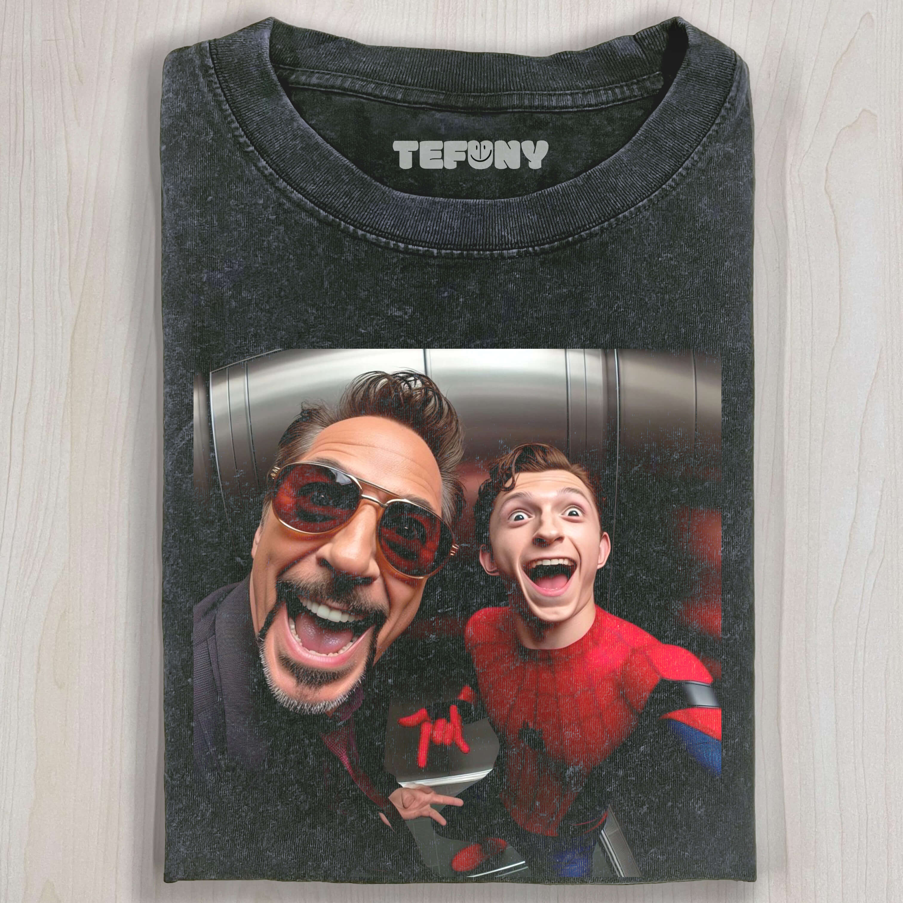 IRON MAN AND SPIDER-MAN FUN T-SHIRT
