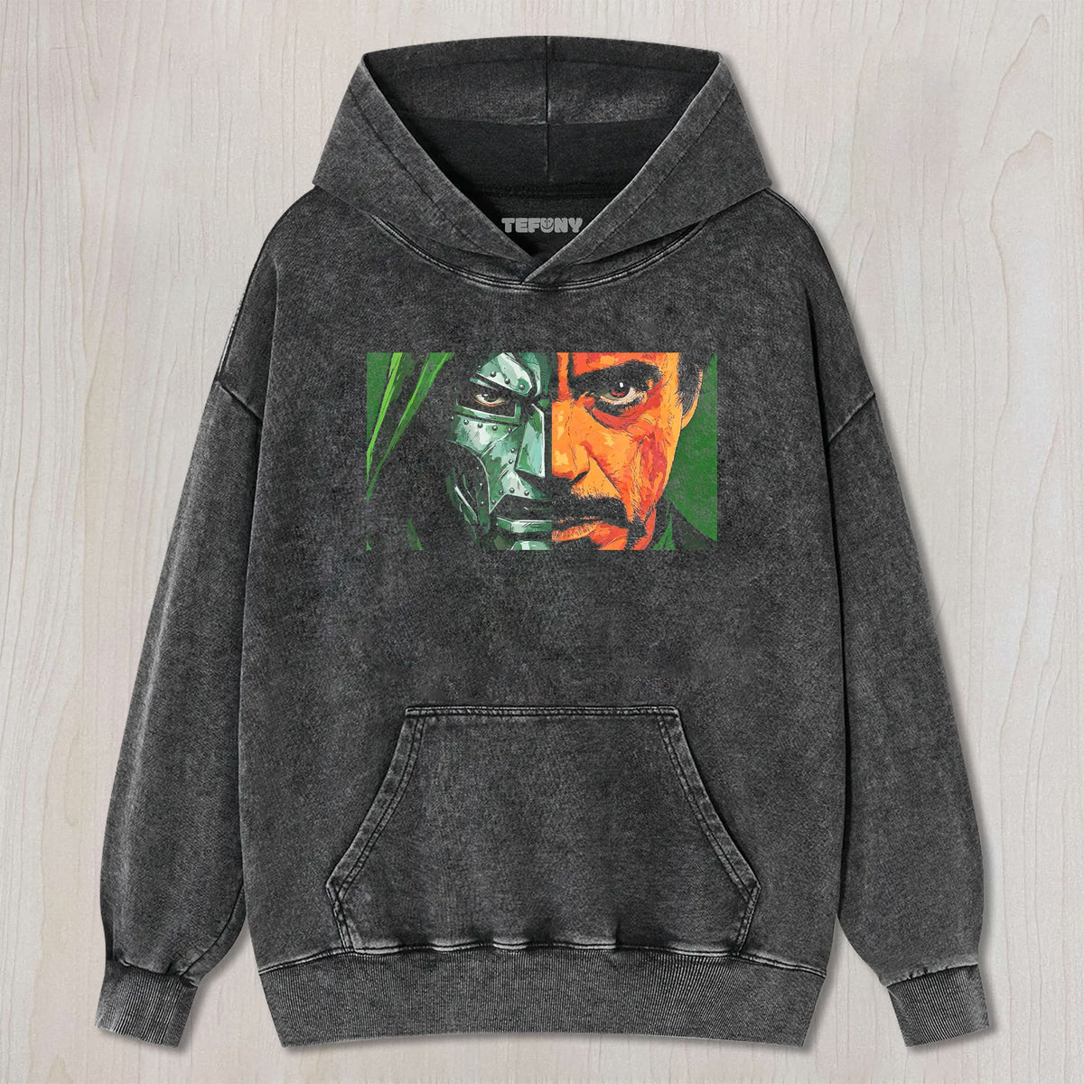 IRON MAN & DR.DOOM TEE V2 UNISEX TEE, TANK TOP, LAYERED LS, SWEATSHIRT & HOODIE