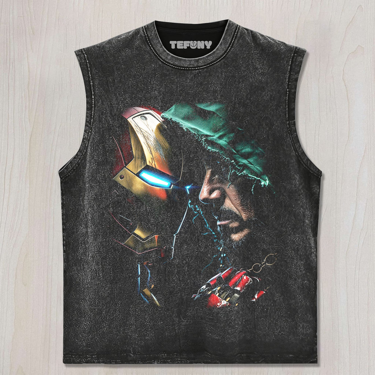 IRON MAN & DR.DOOM V2 UNISEX TEE, TANK TOP, LAYERED LS, SWEATSHIRT & HOODIE