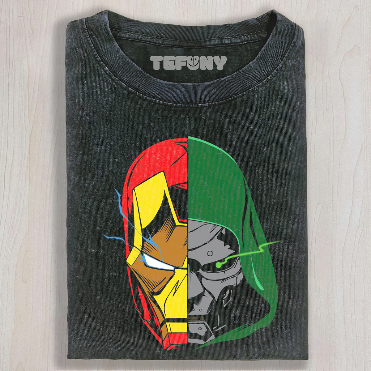 IRON MAN & DR.DOOM V3 UNISEX TEE, TANK TOP, LAYERED LS, SWEATSHIRT & HOODIE